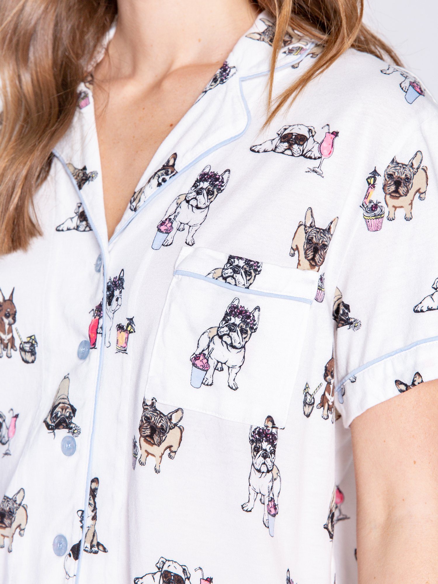 PJ Pyjama Playful Salvage weiss Prints