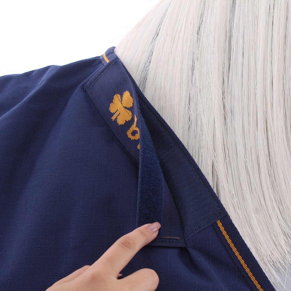 Bucas Pferde-Thermodecke Bucas Irish Turnout Medium 150g Classic - navy/gold