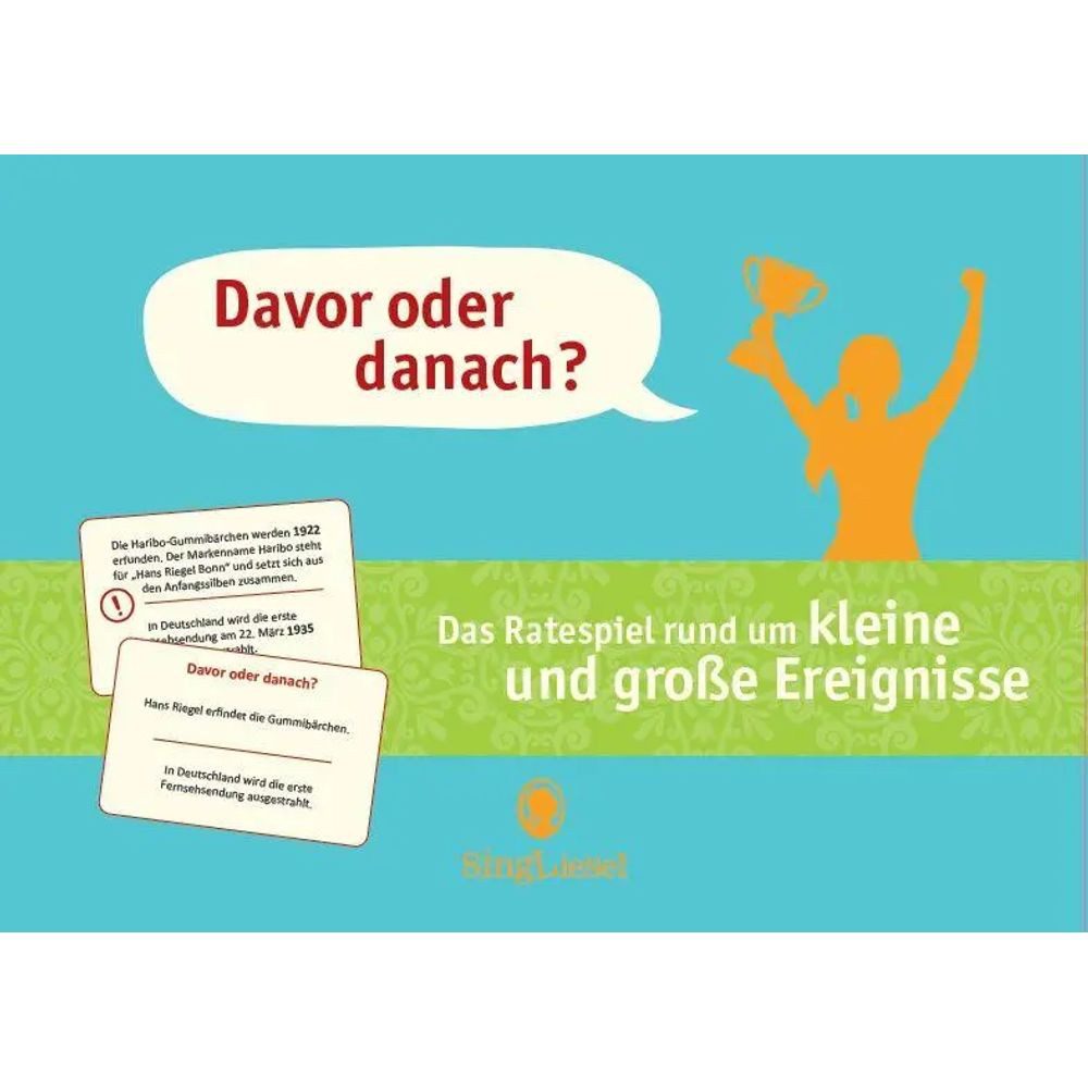 Spiel Davor oder danach? Das Kartenspiel rund um kleine und große...