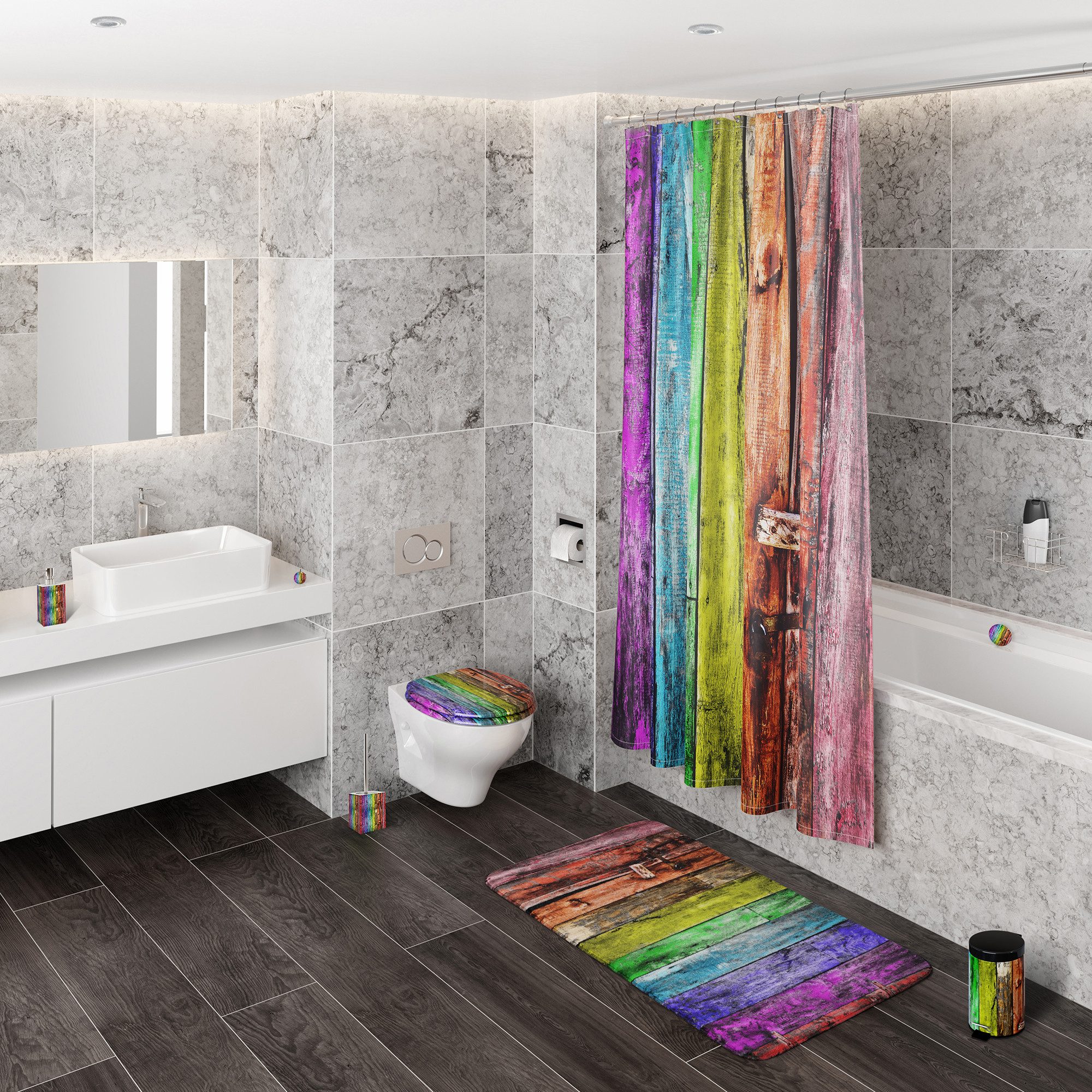 Sanilo Badematte Rainbow, 50 x 80 günstig online kaufen