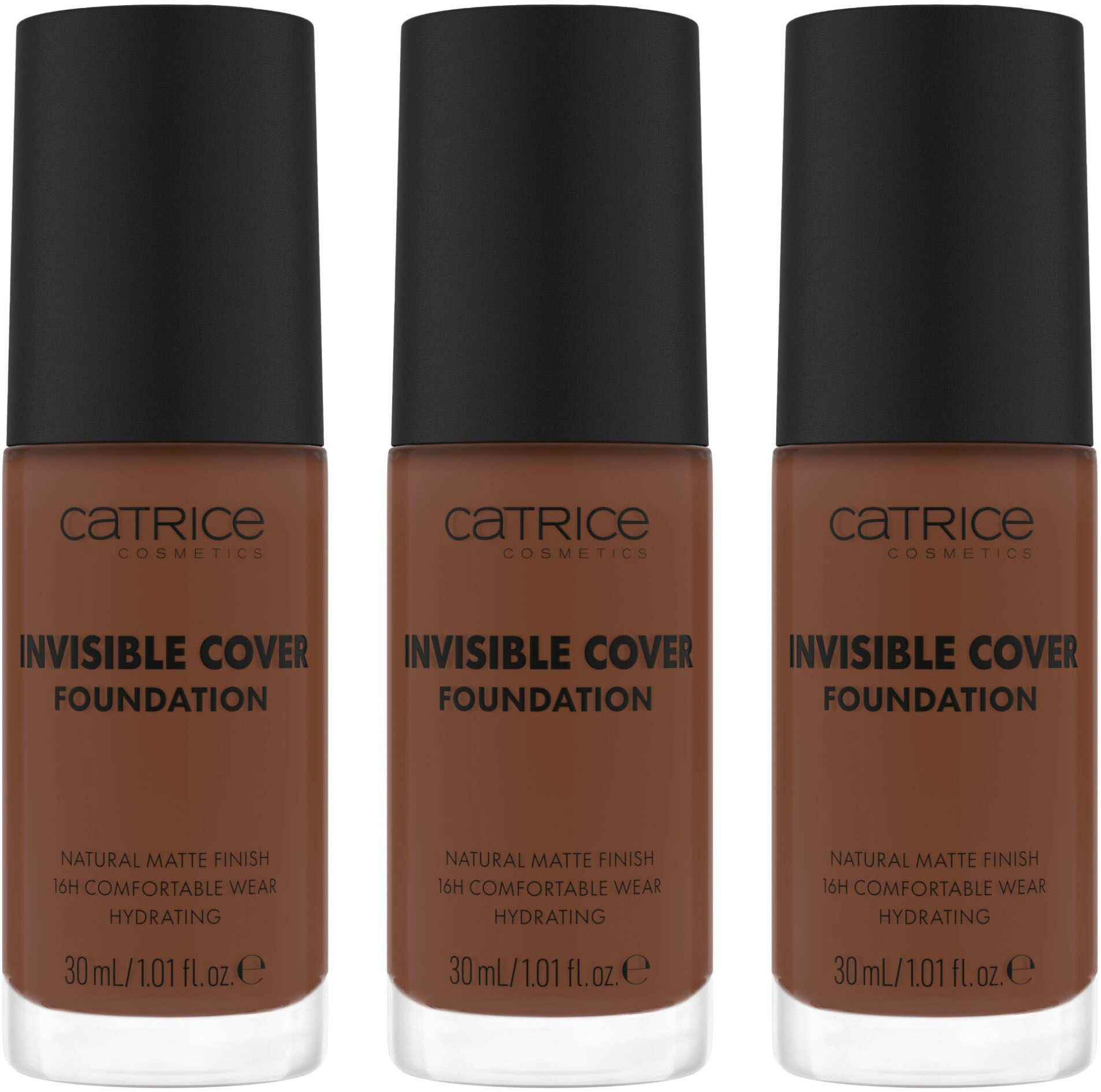 Catrice Основа Invisible Cover Основа, 3-tlg., mit langanhaltendem Finish