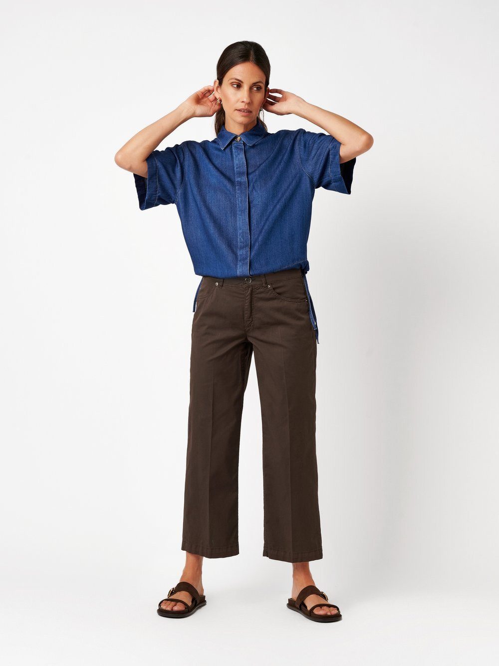 TONI Culotte Liv Wide 7/8 aus Sommertwill