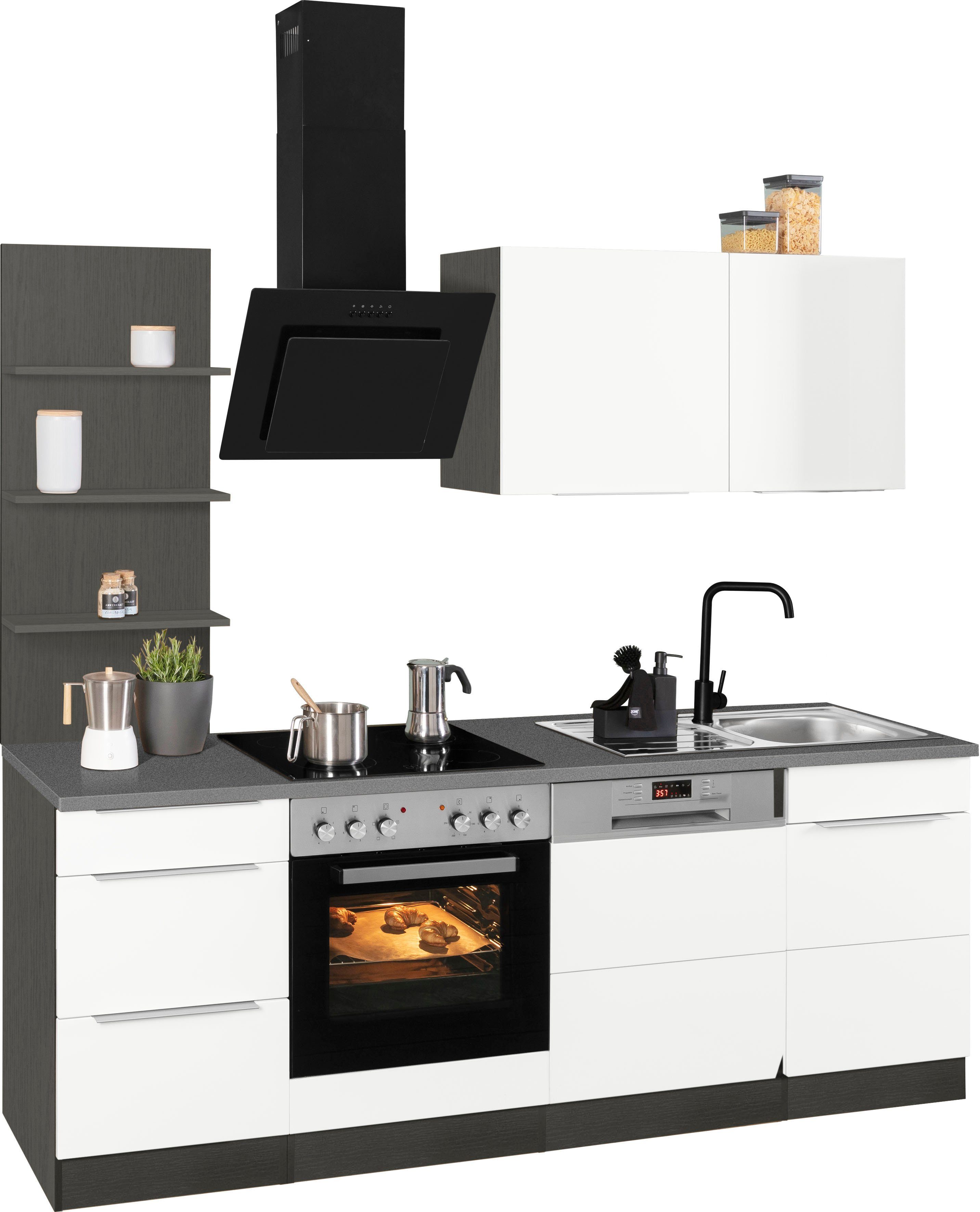 KOCHSTATION Küchenzeile KS-Brindisi, Breite 220 cm, günstig online kaufen