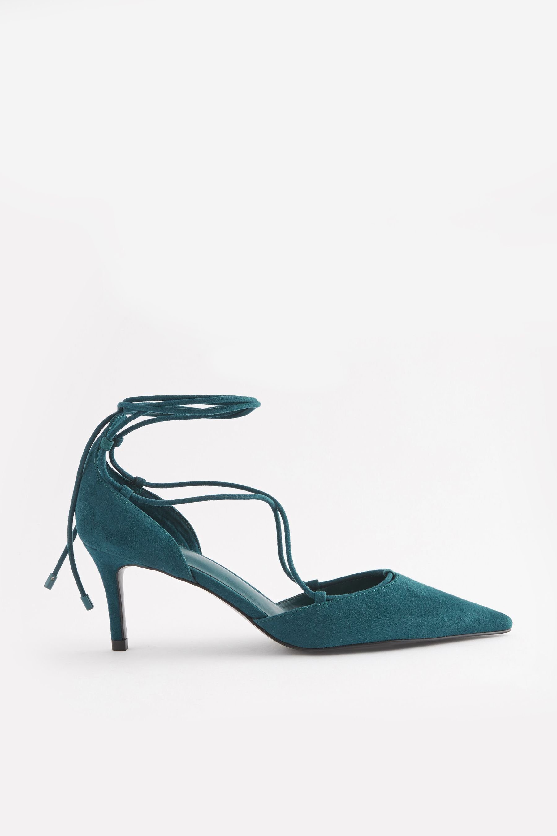 Next Forever Comfort® Hohe Schuhe im Wickeldesign Pumps (1-tlg) Teal Blue