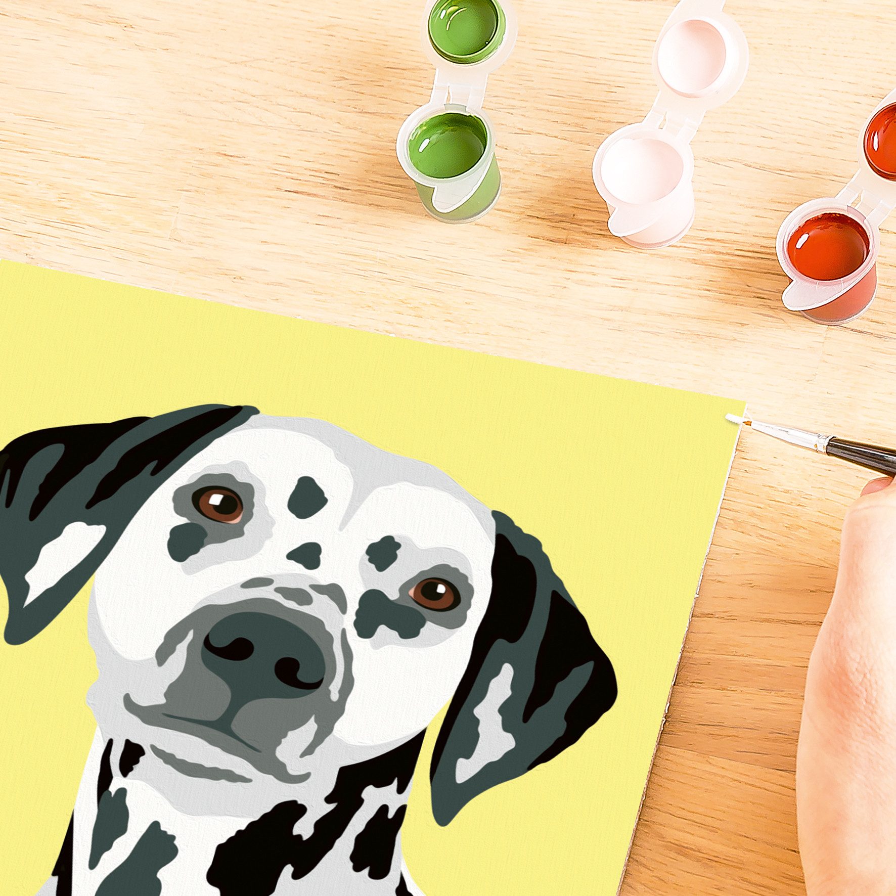 Ravensburger Malen nach Zahlen CreArt, Niedlicher Hund, Made in Europe