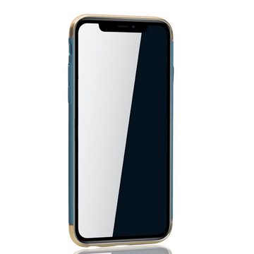 König Design Handyhülle Apple iPhone 12 Pro Max, Apple iPhone 12 Pro Max Handyhülle Backcover Blau