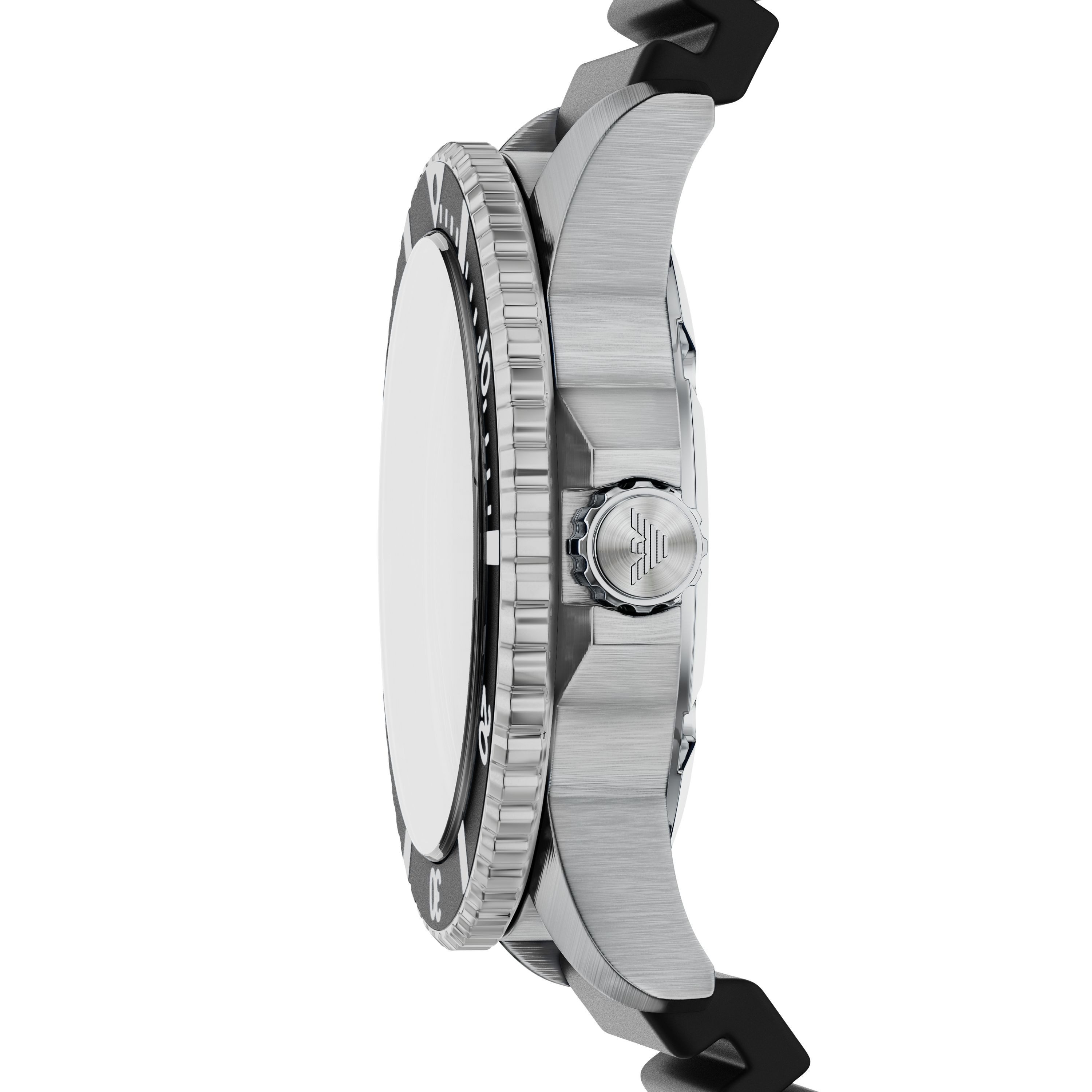 Emporio Armani Solaruhr WORLD EXPLORER AR11788, Armbanduhr, Herrenuhr, Silikonarmband, analog