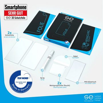 smart engineered 2x se® 3D Schutzfolie Motorola Moto G8 Plus, Displayschutzfolie, 2 Stück
