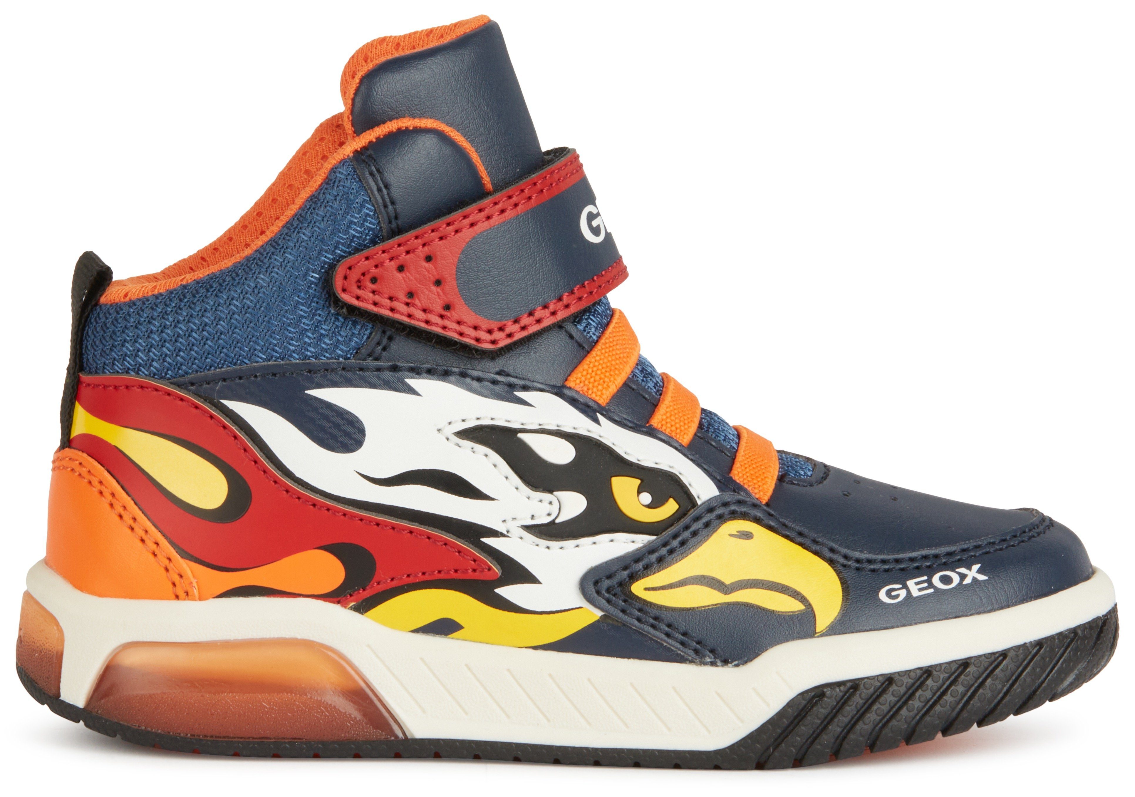 Geox BOY Blinkfunktion INEK mit J Sneaker Blinkschuh