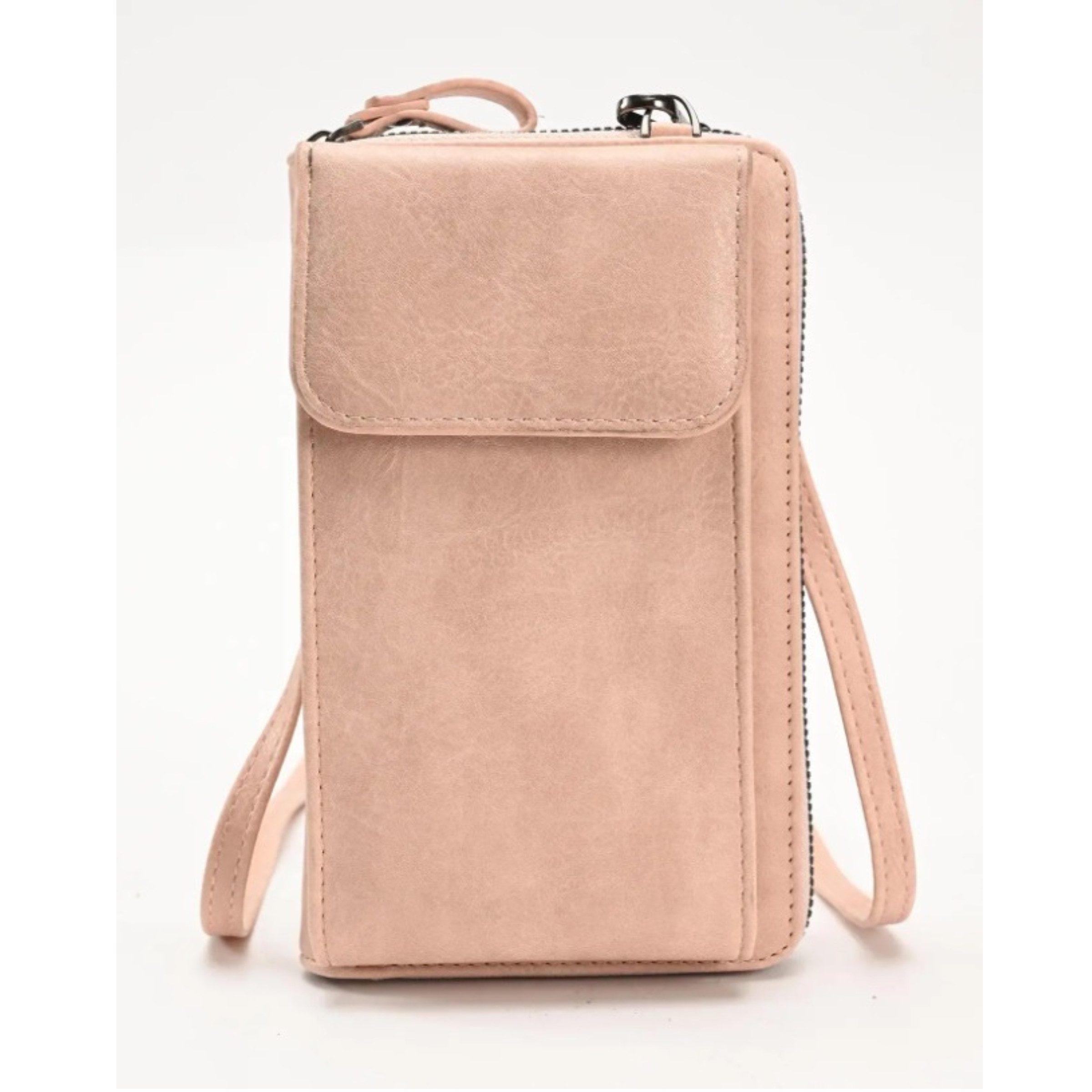Renna Leather Mini Bag Leder Handyhülle Geldbörse 2in1 Tasche mit Gürtel