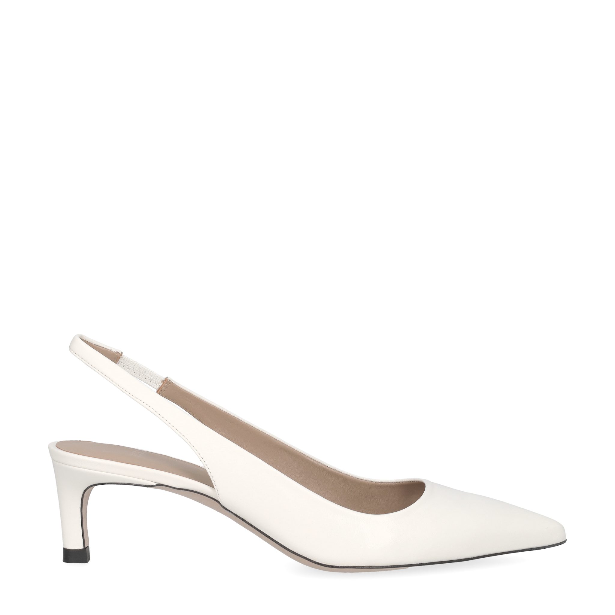 BOSS Boss Janet_SLB50, Peeptoes & Slingpumps, Creme-Weiß, Damen Peeptoepump günstig online kaufen