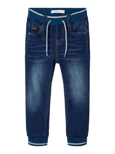 Name It 5-Pocket-Jeans »Name It Jungen Stretch Baggy Jeans mit Kordelzug«