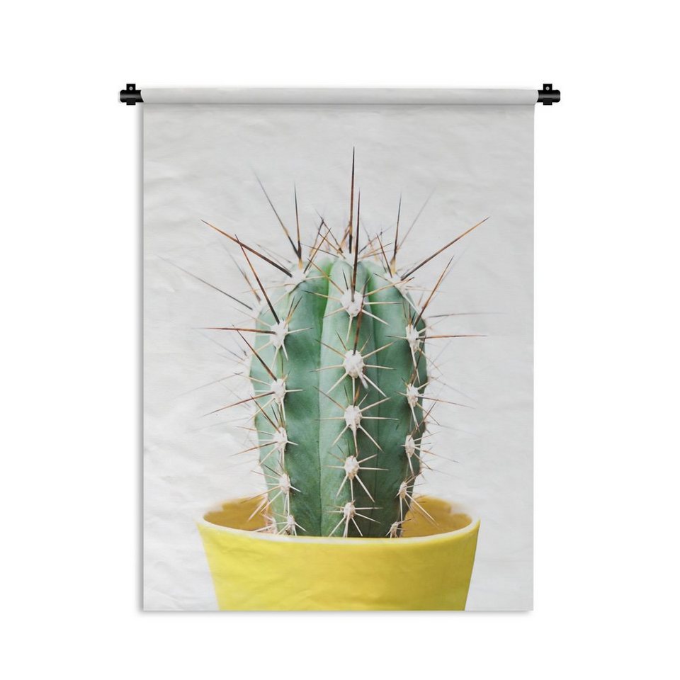 MuchoWow Wanddekoobjekt Kaktus - Pflanzen - Natur - Grün, Deko für