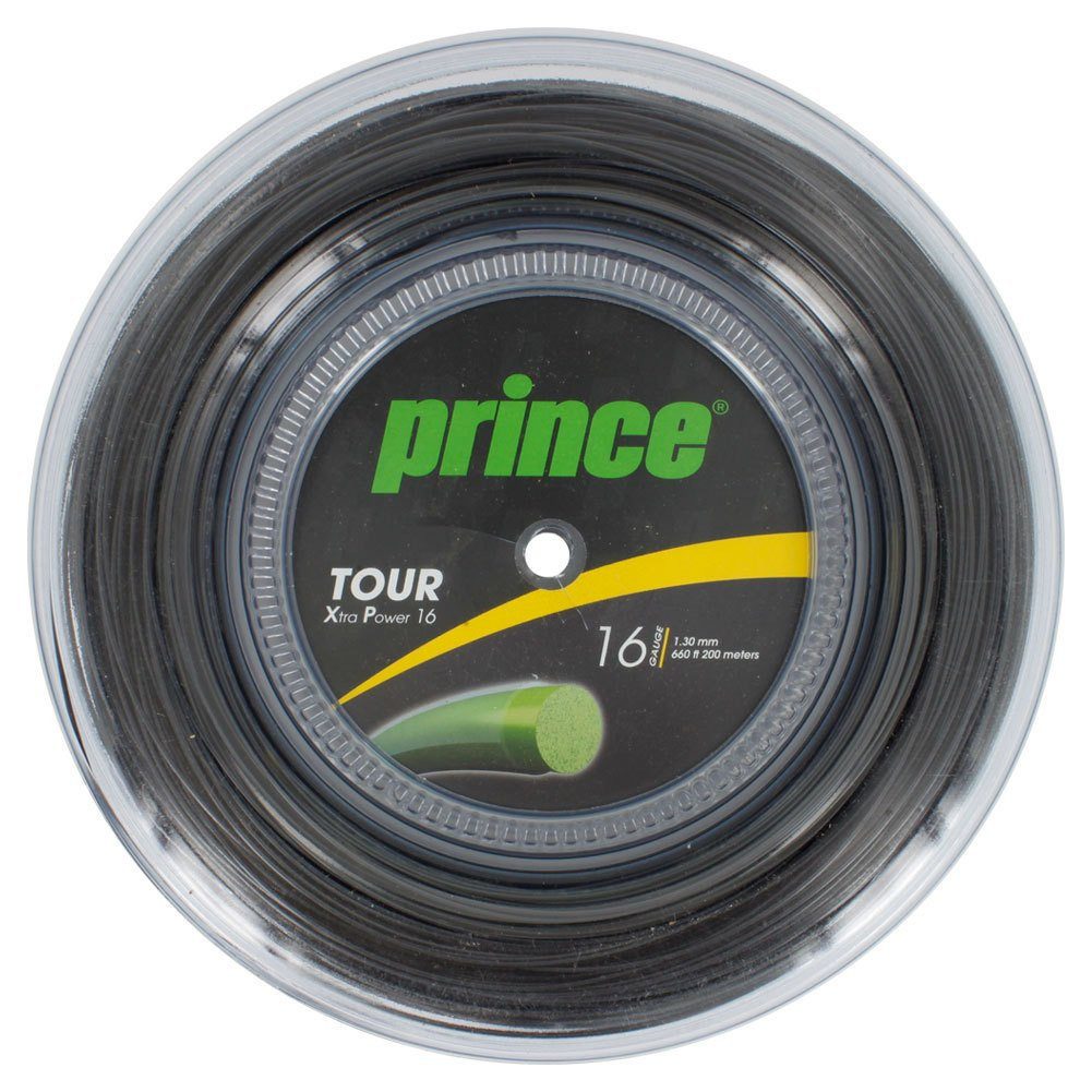 Tennissaite Tour XP (Haltbarkeit+Power) schwarz 200m Rolle