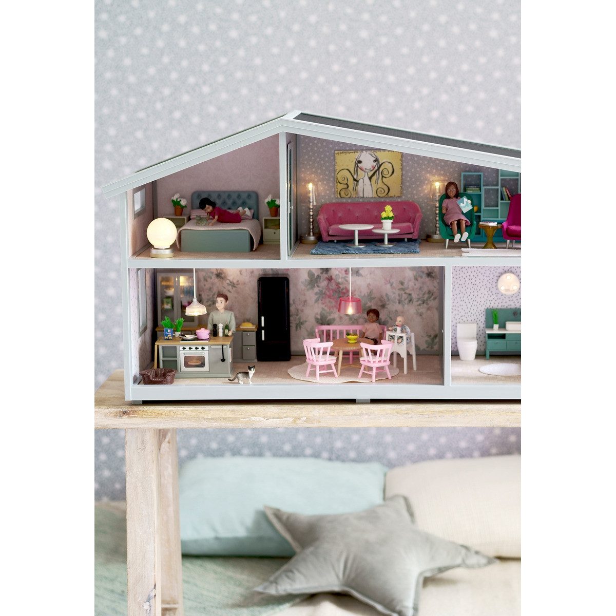 Lundby Puppenhausmöbel Steh- und Deckenlampe Mädchen günstig online kaufen
