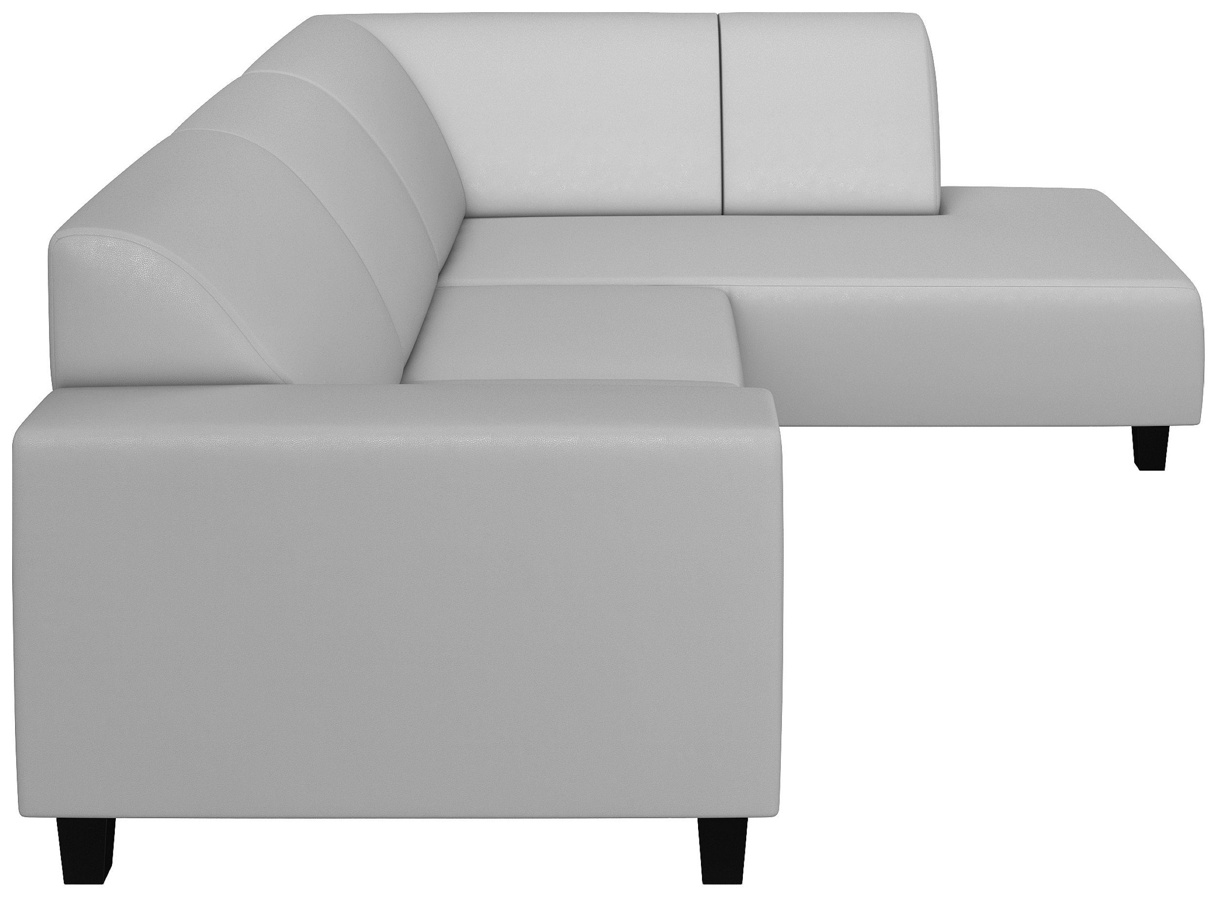 Sitzkomfort, frei Raum bestellbar, Design, Einar, im Rückenlehne stellbar, rechts oder mane Modern links Stylefy L-Form, mit Ecksofa Eckcouch,
