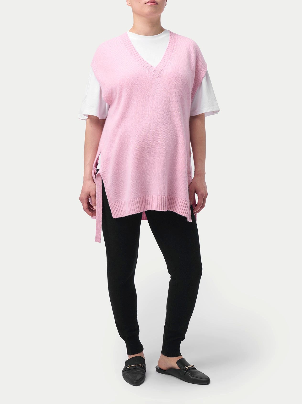 Umstandshose Über dem Bauch Kaschmir-Strickhosen für Schwangere