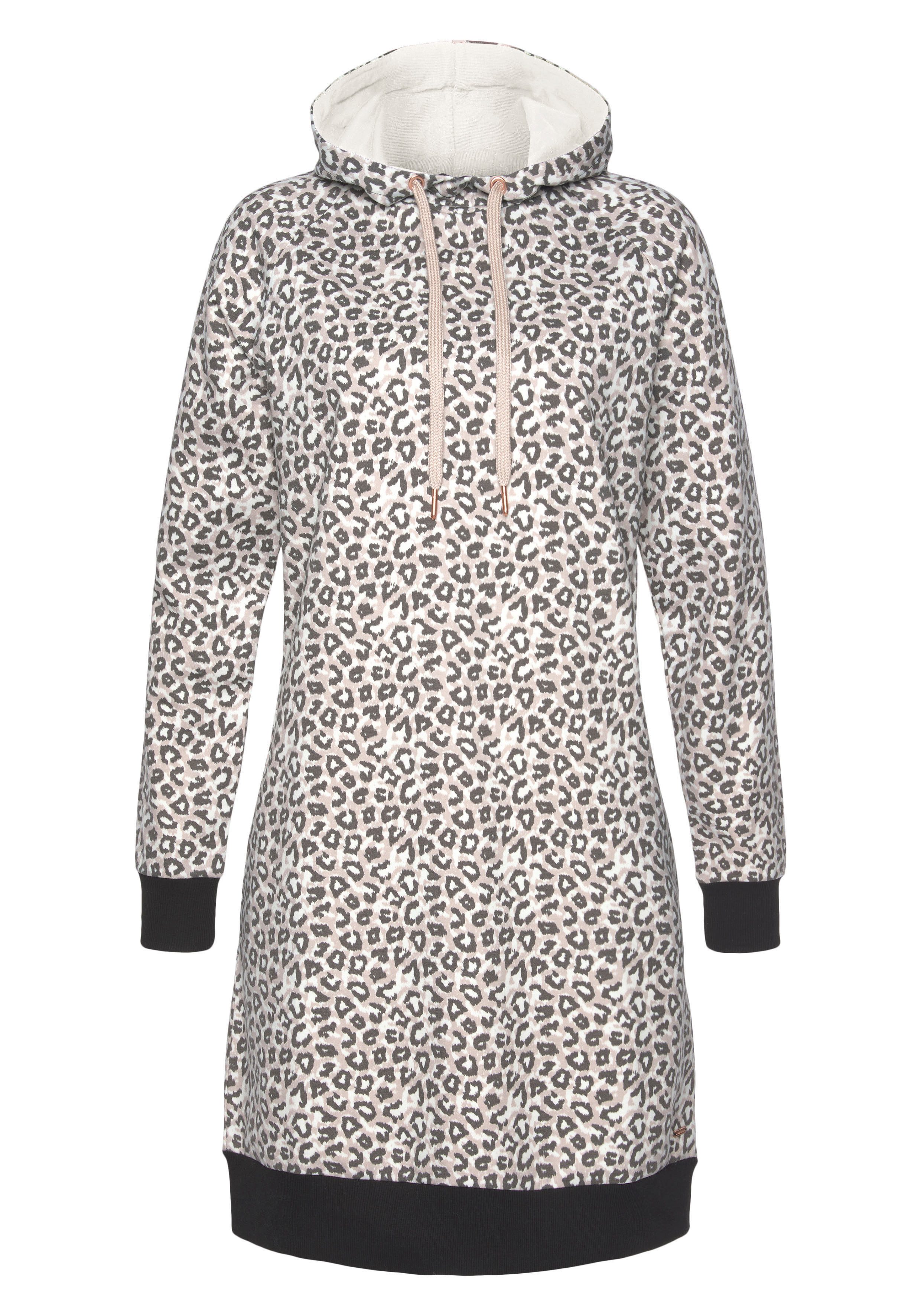LASCANA Sweatkleid mit Kapuze und seitlichen Eingrifftaschen, Loungewear. € 39,99
