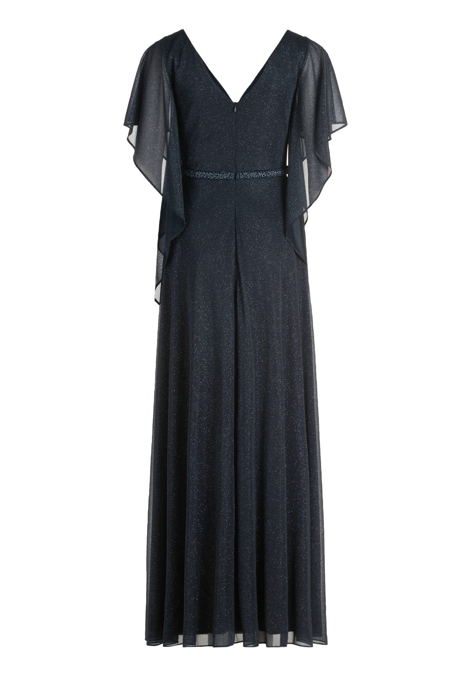 Vera Mont Abendkleid Damen im Glitzer-Look Falten