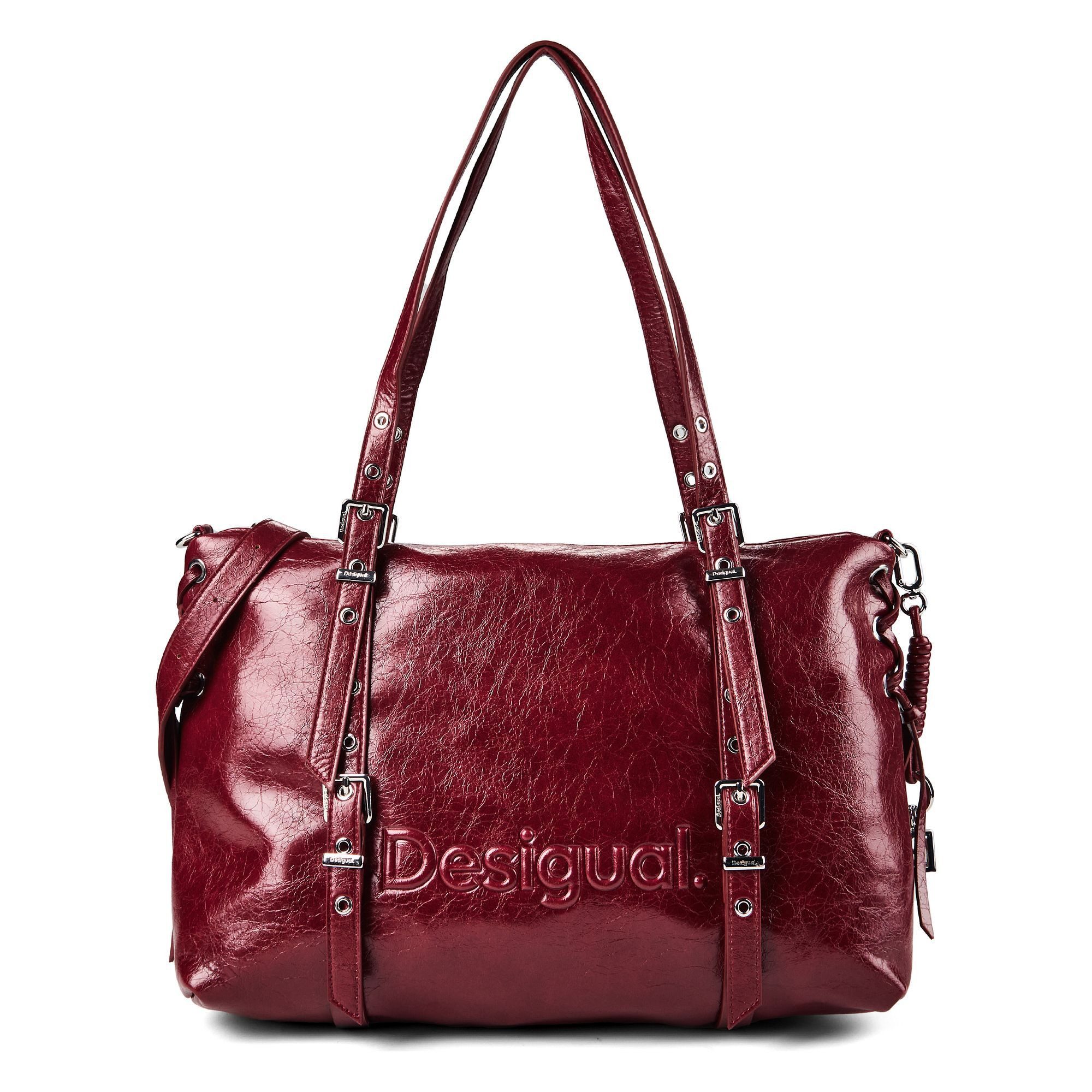 Desigual Schultertasche Half Logo, Polyurethan