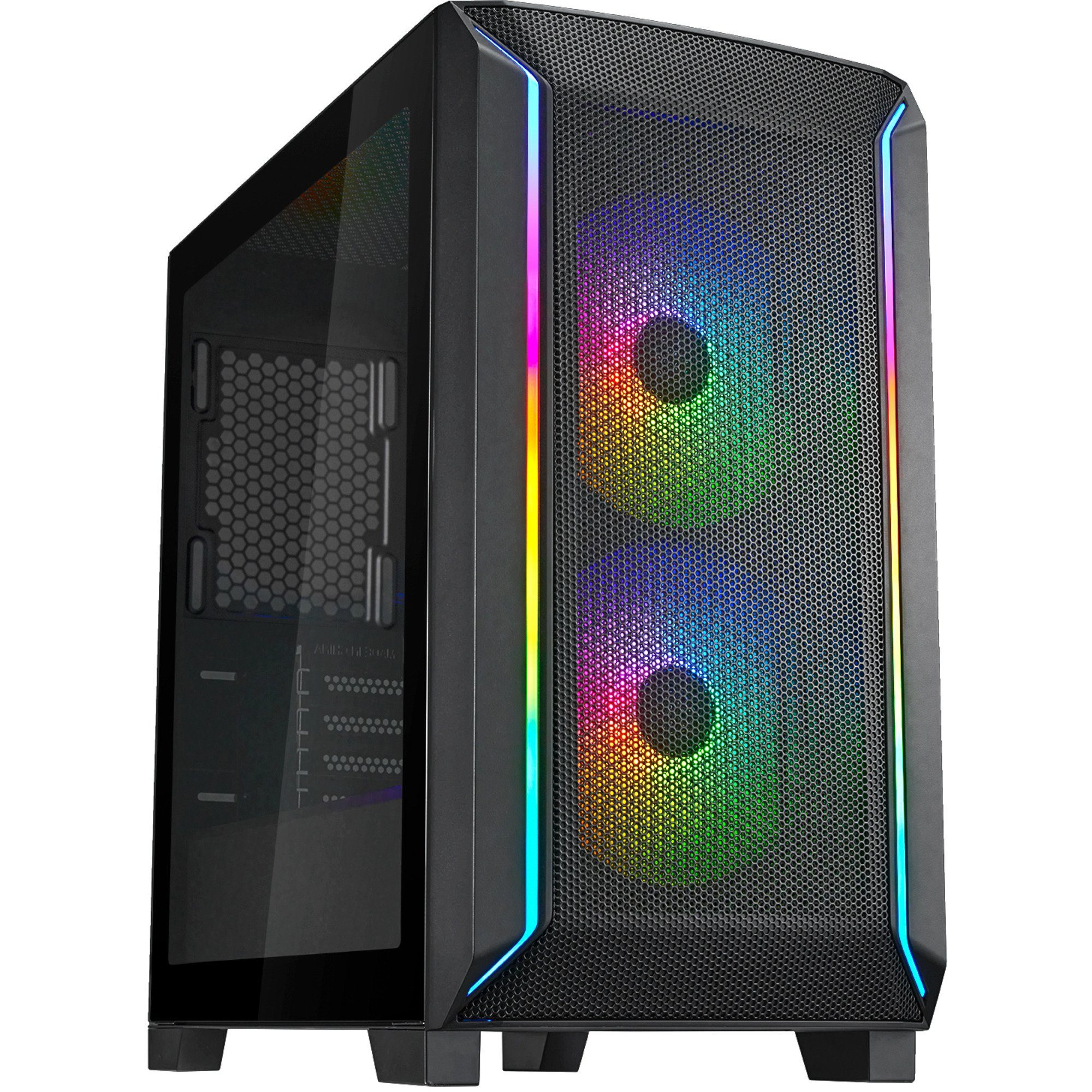 PC-Gehäuse SilverStone FARA 312Z, Tower-Gehäuse, (Tempered