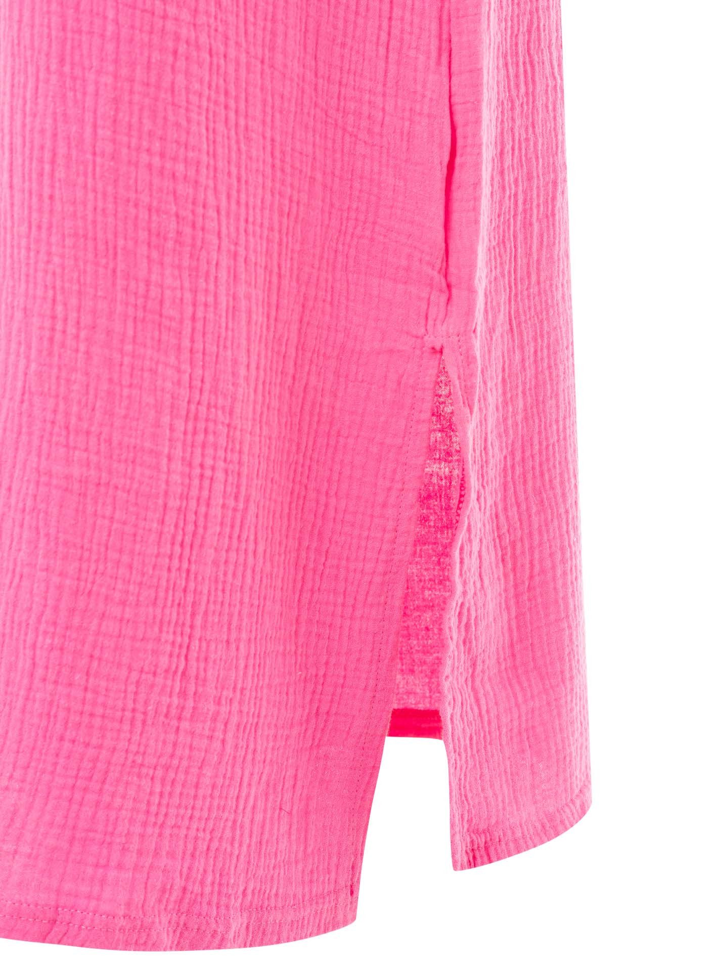 Zwillingsherz Trägerkleid Baumwoll Maxi Musselin "Uni" – Bild 3 von 3