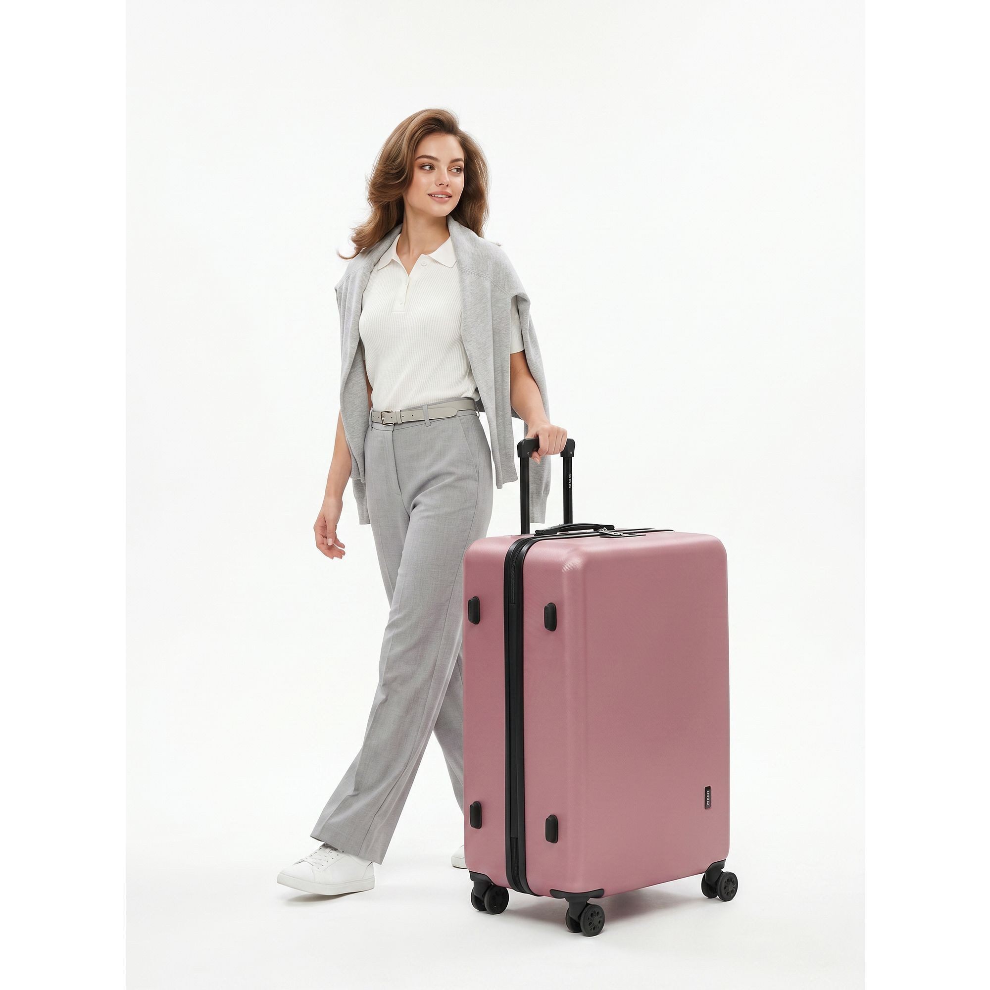 Redolz Hartschalen-Trolley Essentials 09, 4 Rollen, ABS