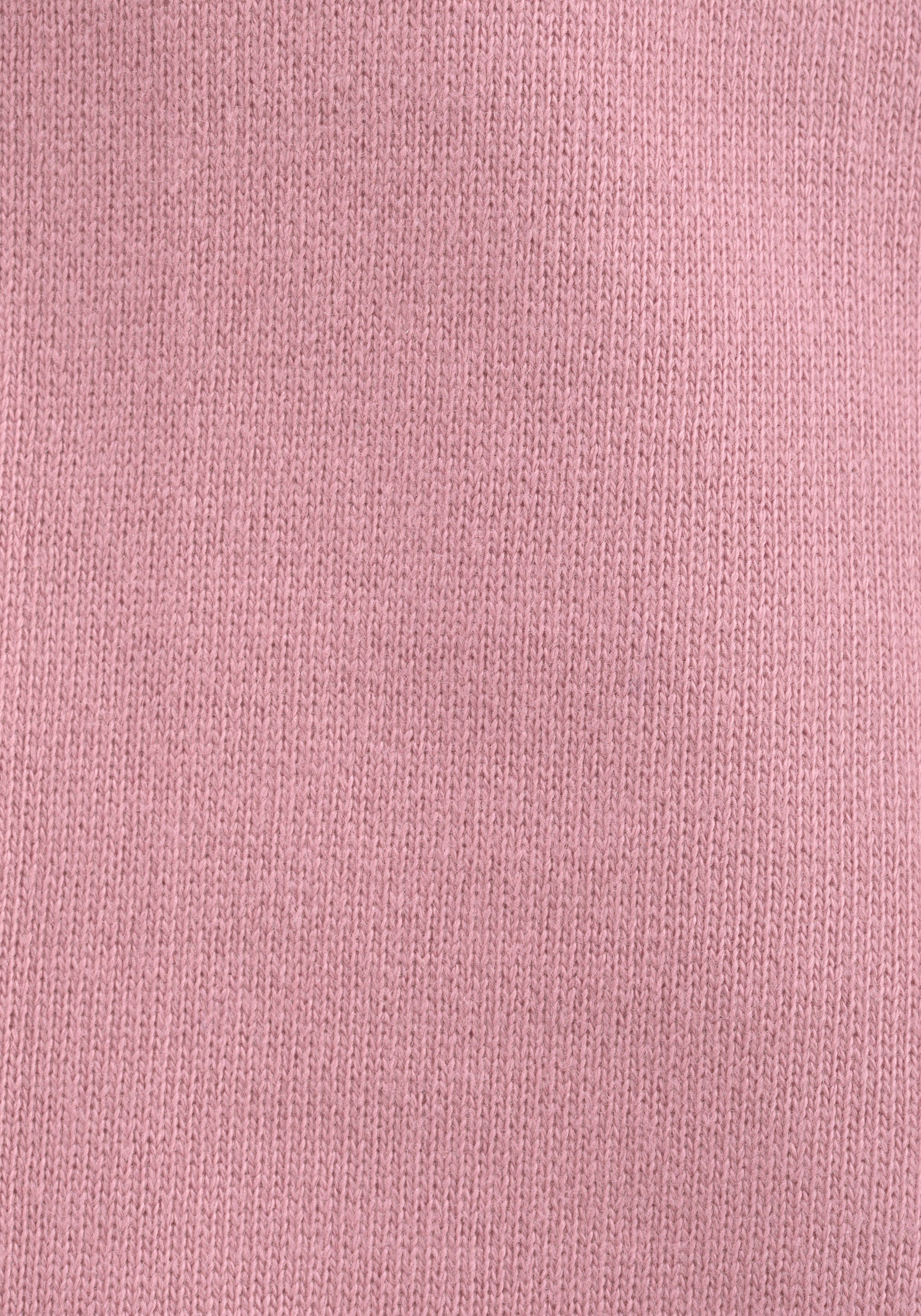 KIDSWORLD Kapuzenshirt SO EASY, in Form rosa längerer