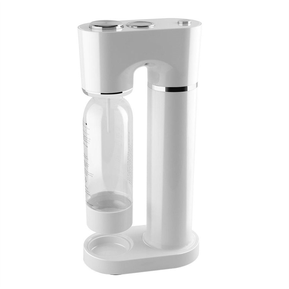 Diyarts Wassersprudler, (Sprudelwasser-Gerät, ideal für unterwegs), inkl. 1-Liter-PET-Flasche, mit Schraubsystem
