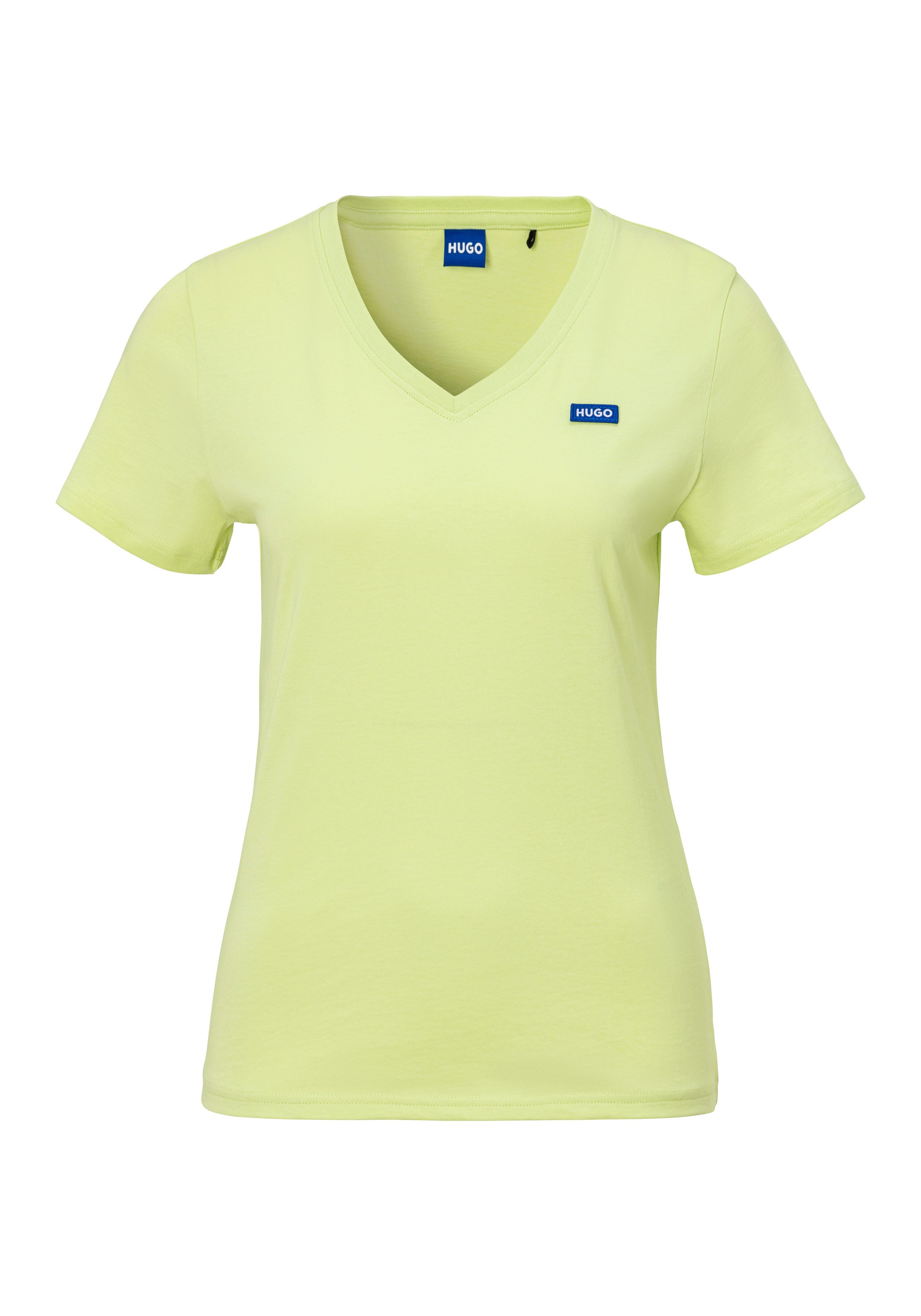 HUGO Blue T-Shirt "Classic V", mit Logo günstig online kaufen