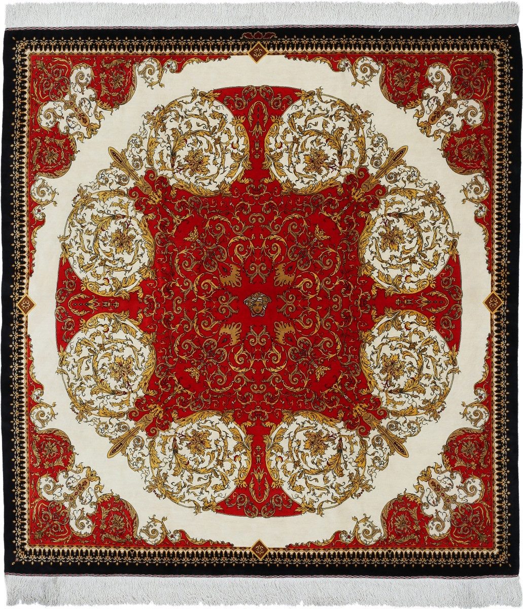 Carpet Avenue Teppich Ghom Seide 211x203, Quadrat, Höhe: 7 mm