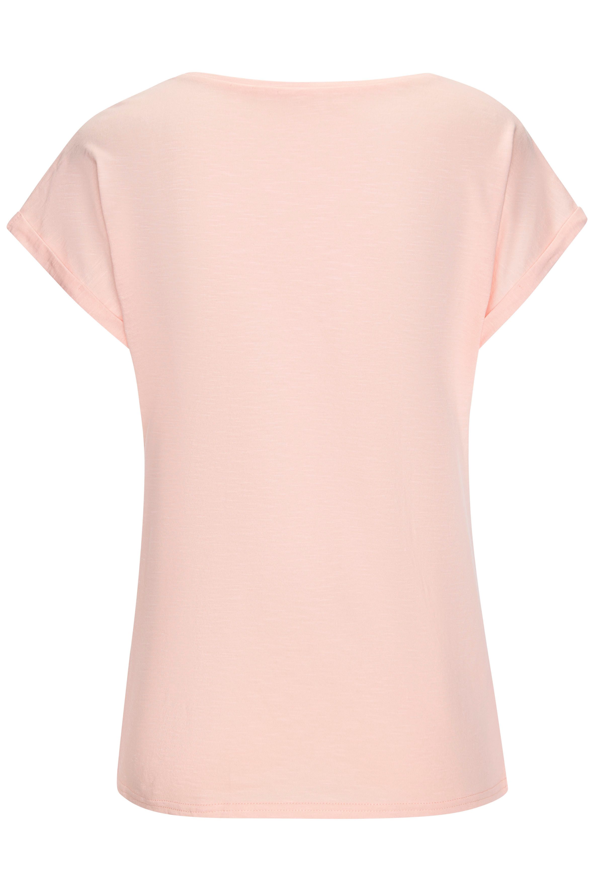 Beachtime T-Shirt mit Frontdruck "Smile" aus weicher Baumwoll-Qualität