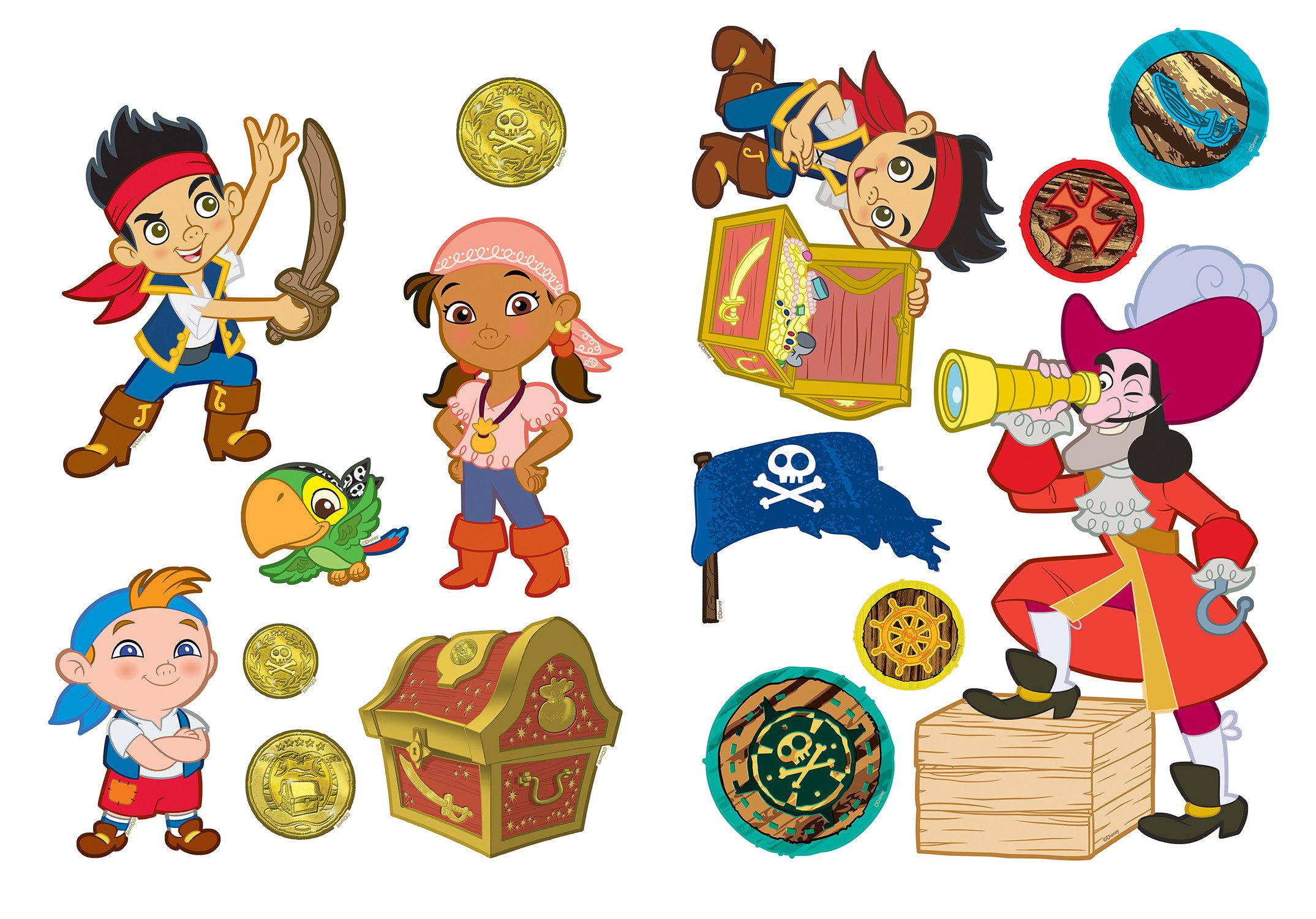 Wallarena Wandsticker Kinderzimmer Wandtattoo Wandaufkleber Wanddeko günstig online kaufen