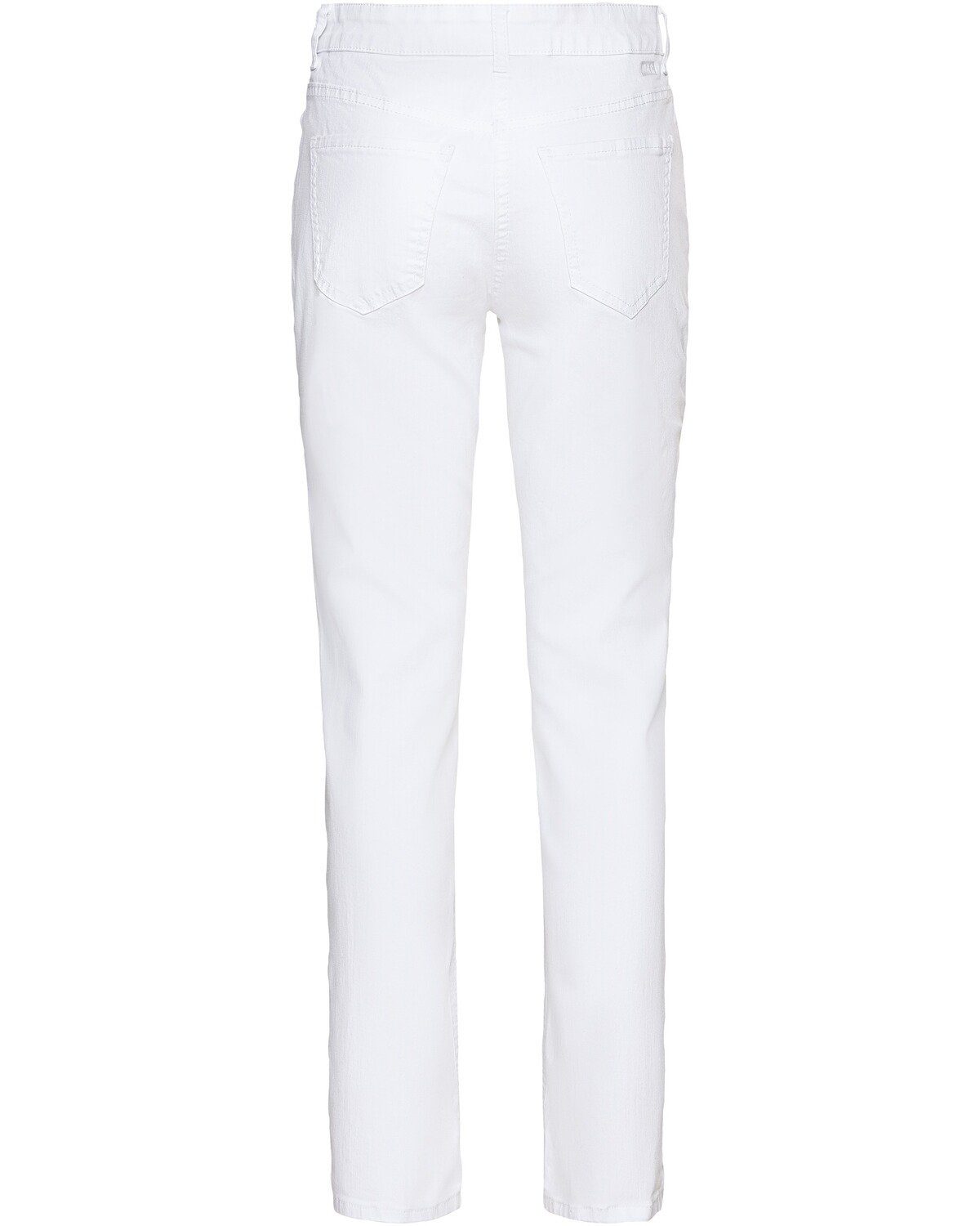 Weiß/L30 Jeans Pipe Angela 5-Pocket-Jeans MAC