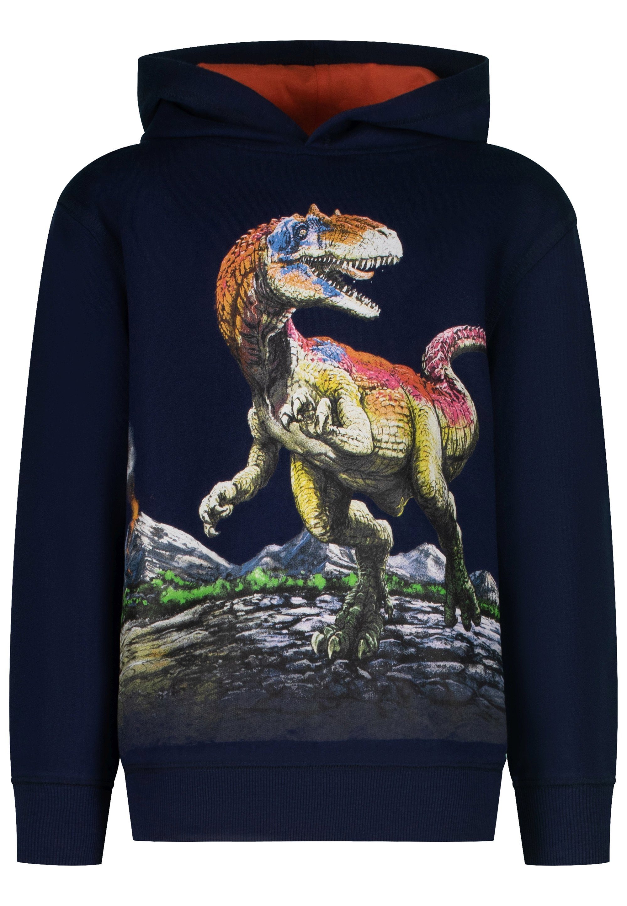 T-REX WORLD Kapuzensweatshirt T-Rex World mit T-Rex Print