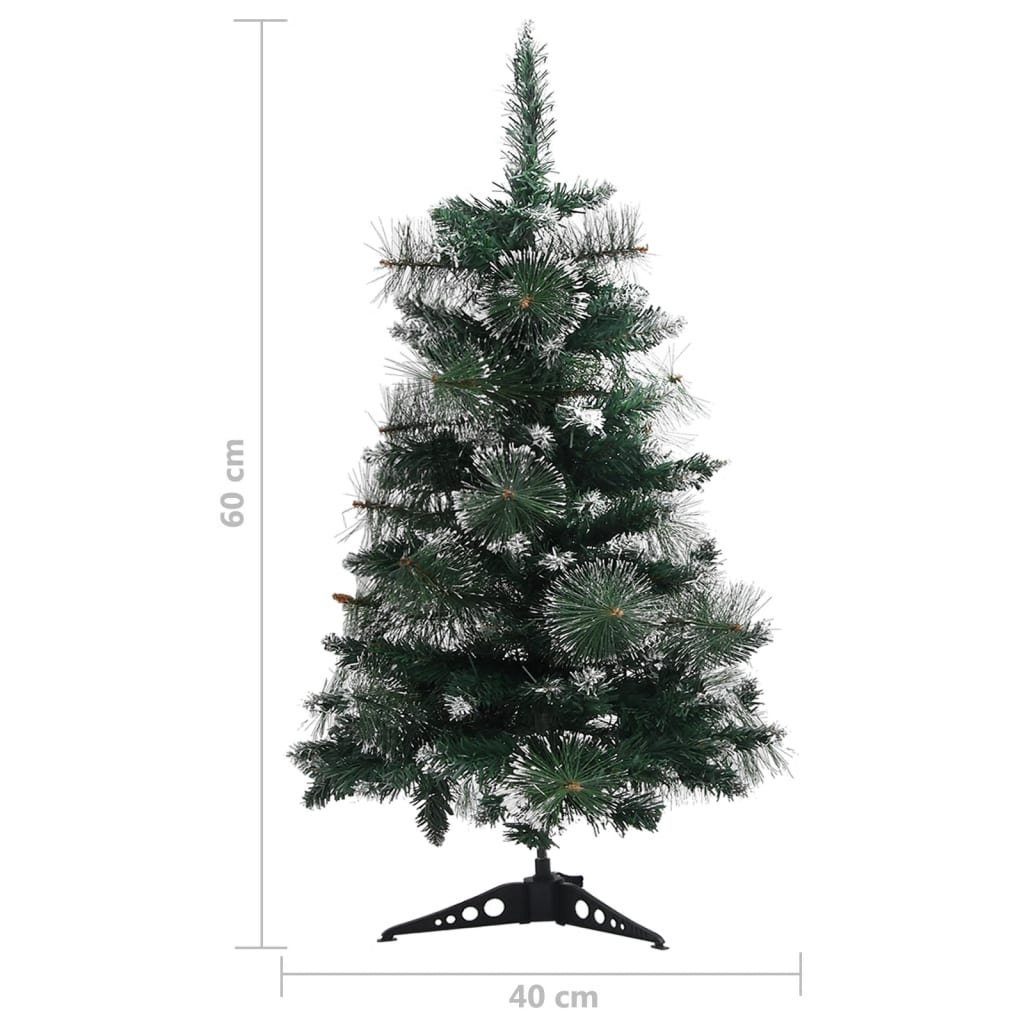 und Künstlicher Grün Weiß mit 60 Weihnachtsbaum Weihnachtsbaum Ständer PVC vidaXL cm Künstlicher