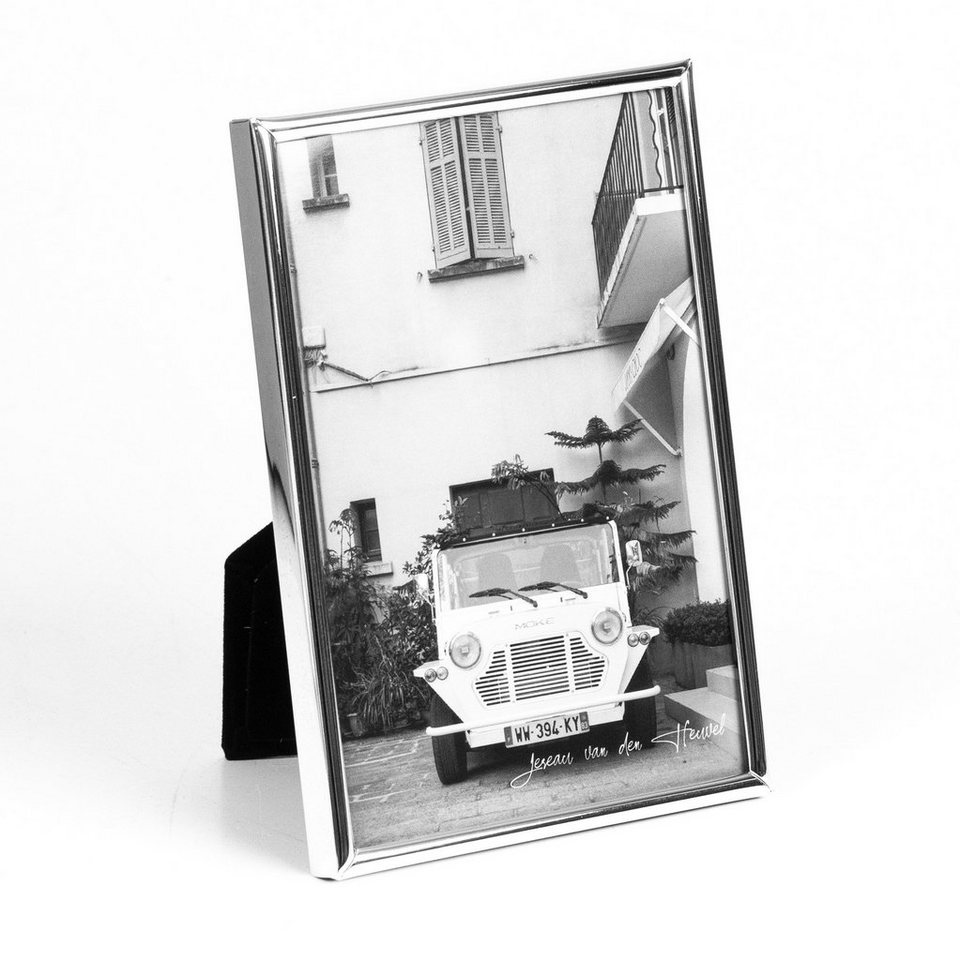 Amadeo Bilderrahmen 10x15 cm Bildausschnitt, Rahmengröße: 10,8x15,8 cm,  versilbert, Samt-Rückseite