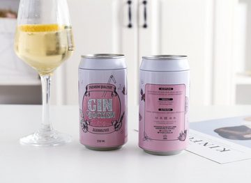 Lucadeau Freizeitsocken Geschenkset für Frauen Freundin, Gin-Socken mit Spruch, Bring mir Gin anti-rutsch, Geschenk, Gin Geschenk, premium Socken