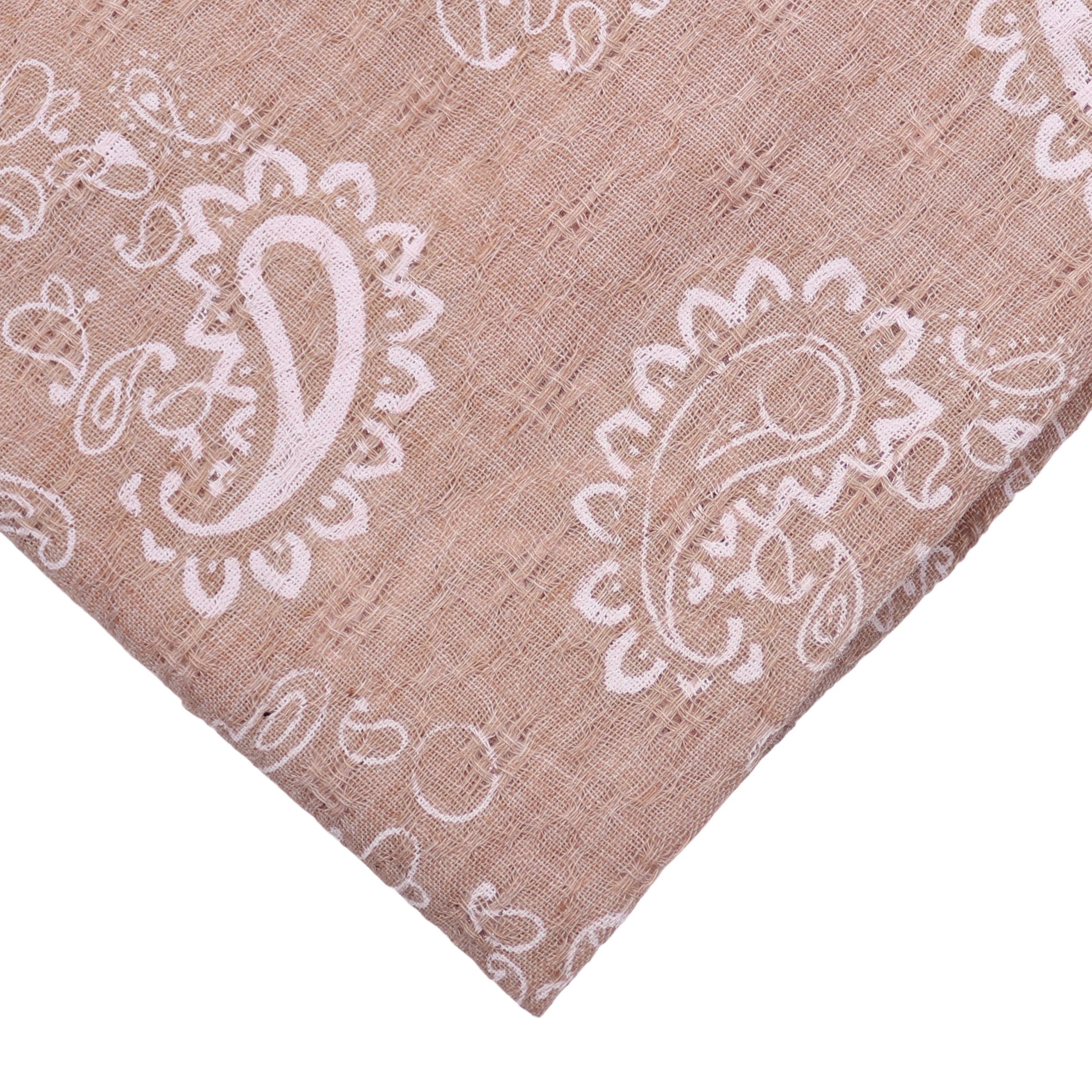 MIRROSI Nickituch ierecktuch ca. 60 × 60 cm, wunderschönes Paisley-Muster, Damen Halstuch ideal für Frühling, Sommer oder Herbst