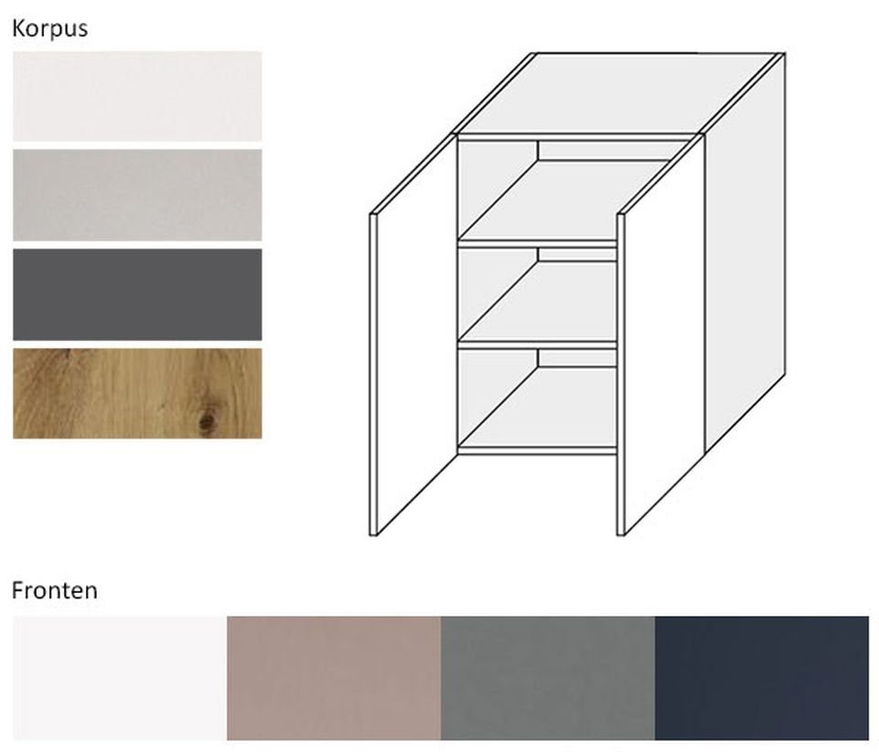 Hängeschrank Bonn B/T/H: 60 cm / 32,5 cm / 72 cm