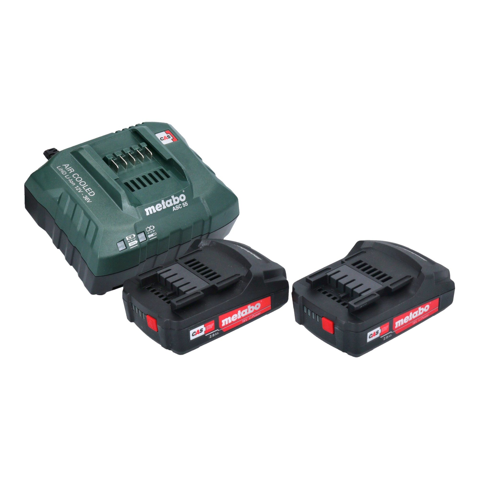 metabo Baustrahler BSA 18-1000 18 V 1000 lm + 2x Akku 2,0 Ah + Ladegerät