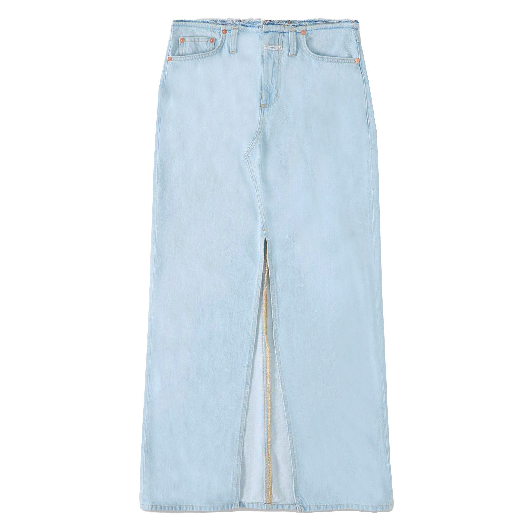 CLOSED 5-Pocket-Jeans CLOSED Midirock Jeansrock aus Baumwolle - Blau