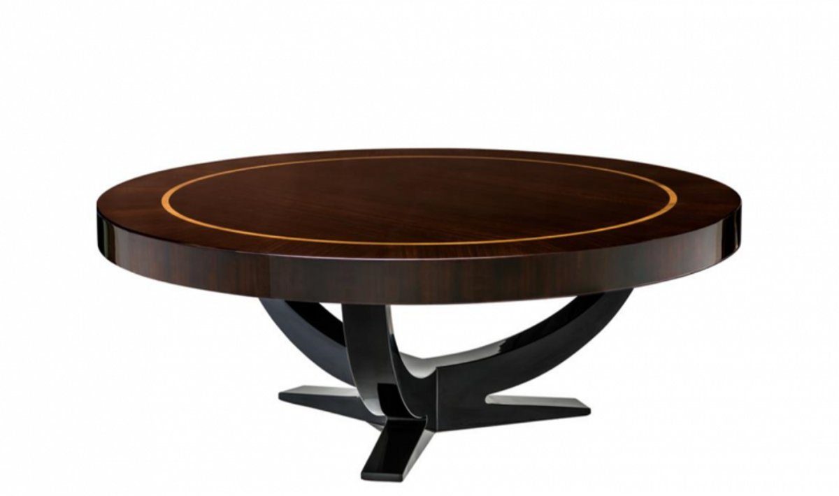 Luxus Tisch 100 H. Padrino Möbel cm Tisch x Art Deco Casa 38 Hotel Couchtisch Durchmesser - Couchtisch Salon -