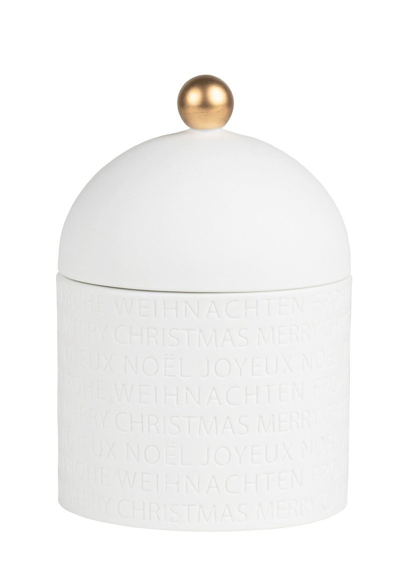 Räder Design Weihnachtsfigur Porzellandose "Frohe Weihnachten"