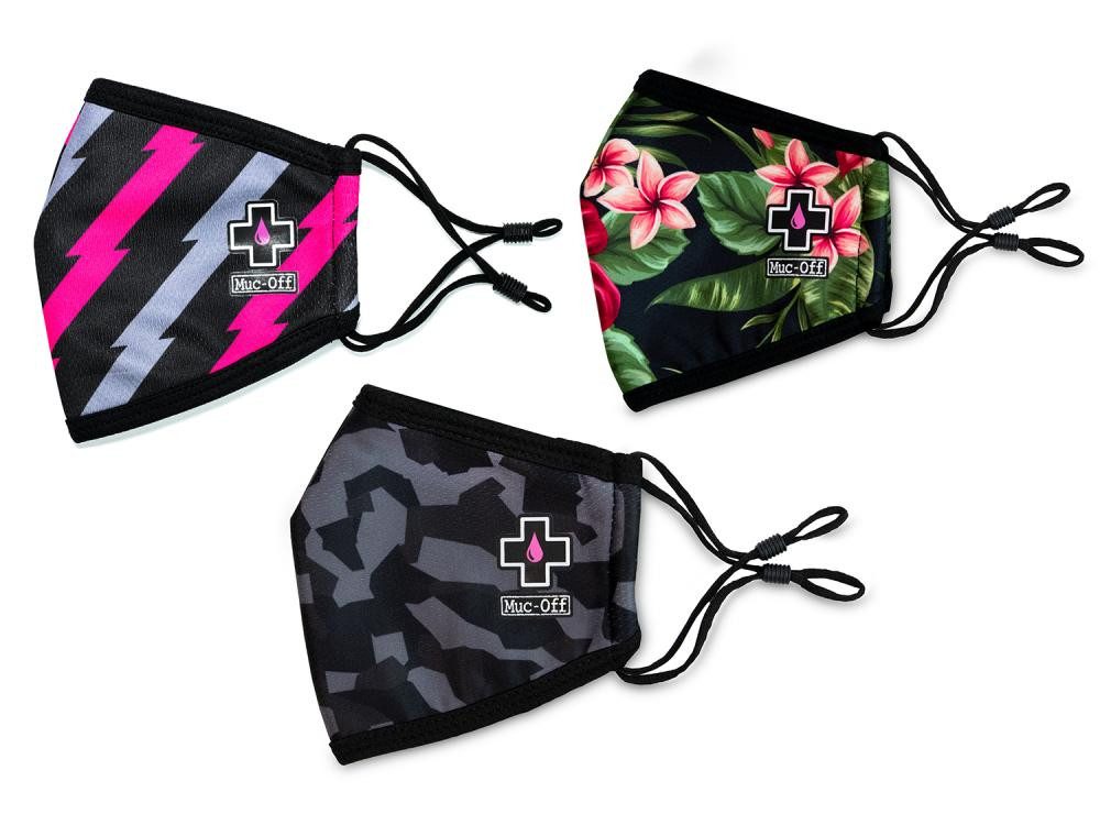 Muc-Off Fahrradöl Muc Off Face Mask pink Größe S