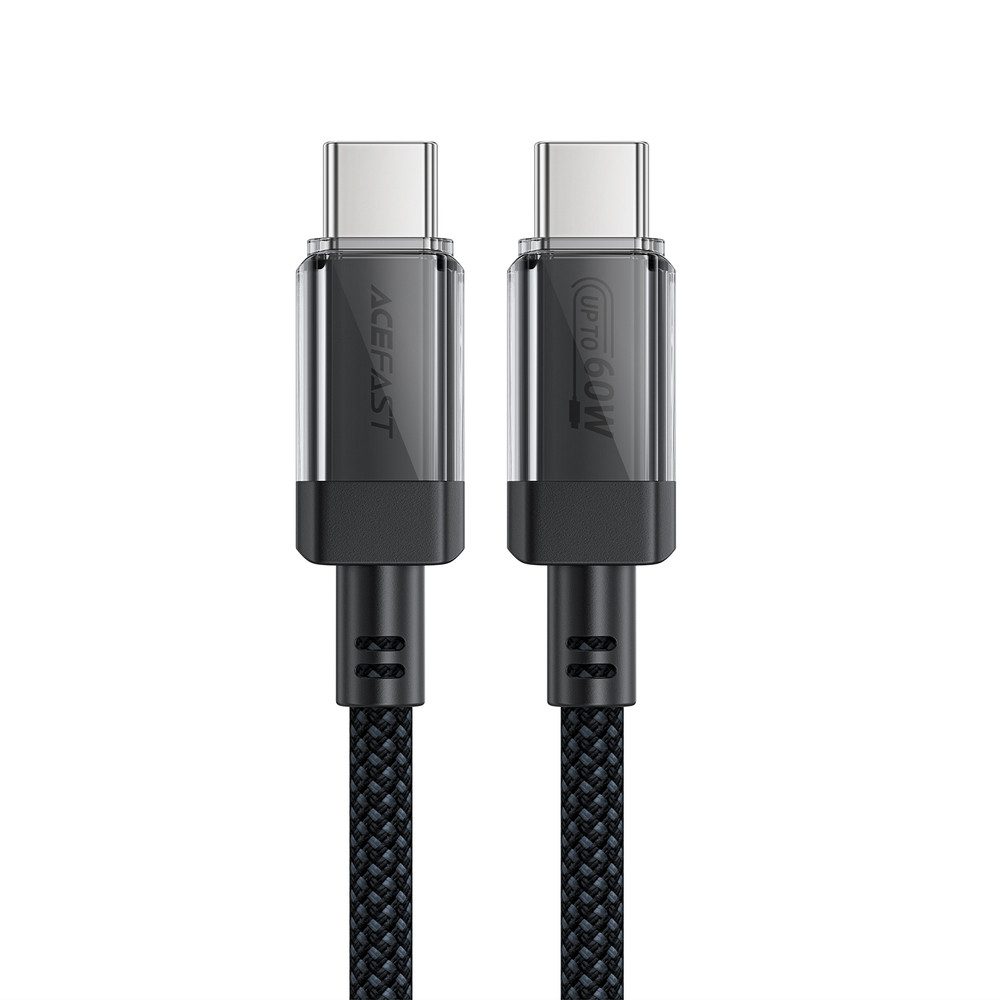 Acefast Acefast C12 USB-C auf USB-C PD Kabel 60W Schwarz Smartphone-Ladegerät