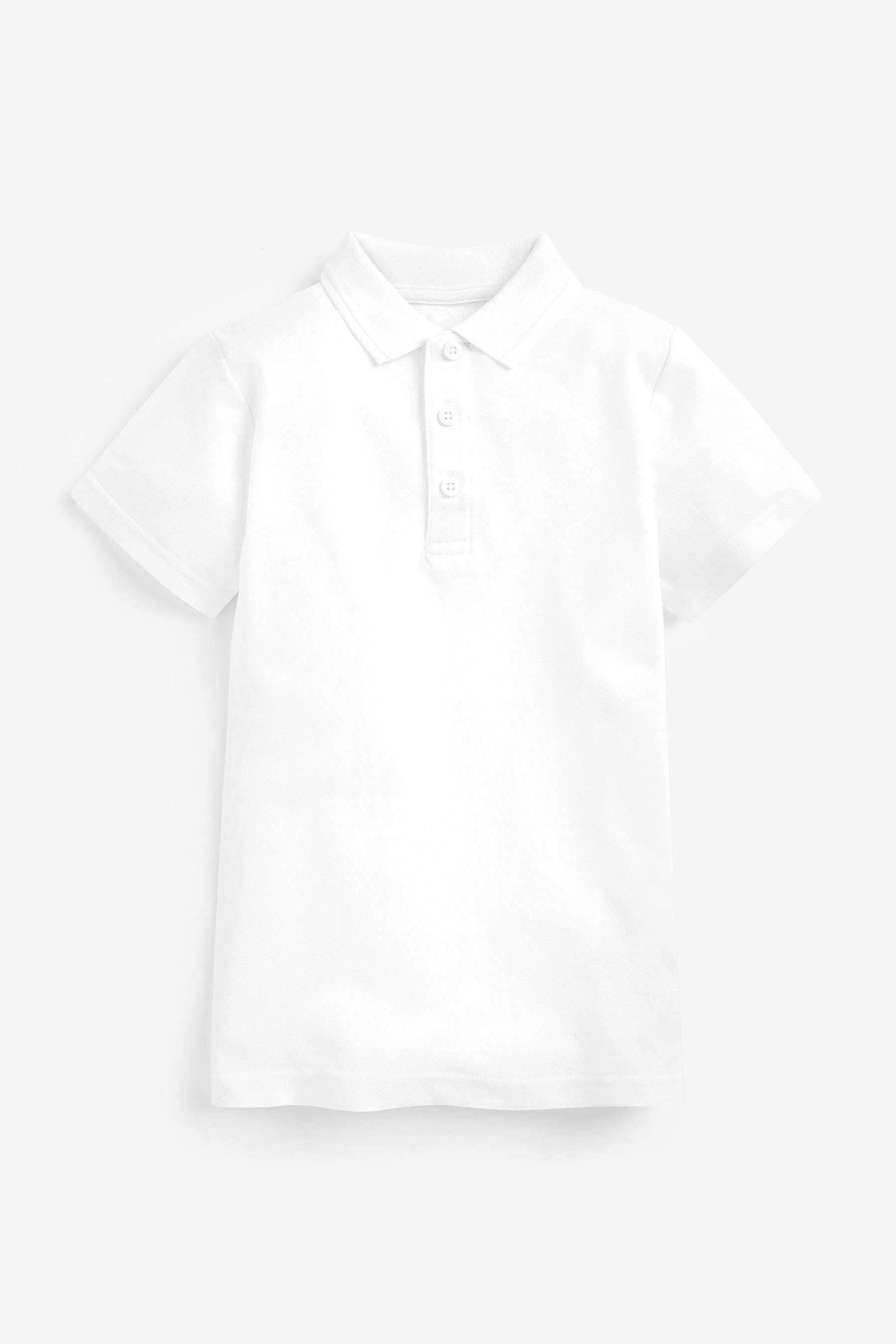 Next Poloshirt Knitterfreie Schul-Polo-Shirts mit Klettverschluss (2-tlg) – Bild 4 von 5
