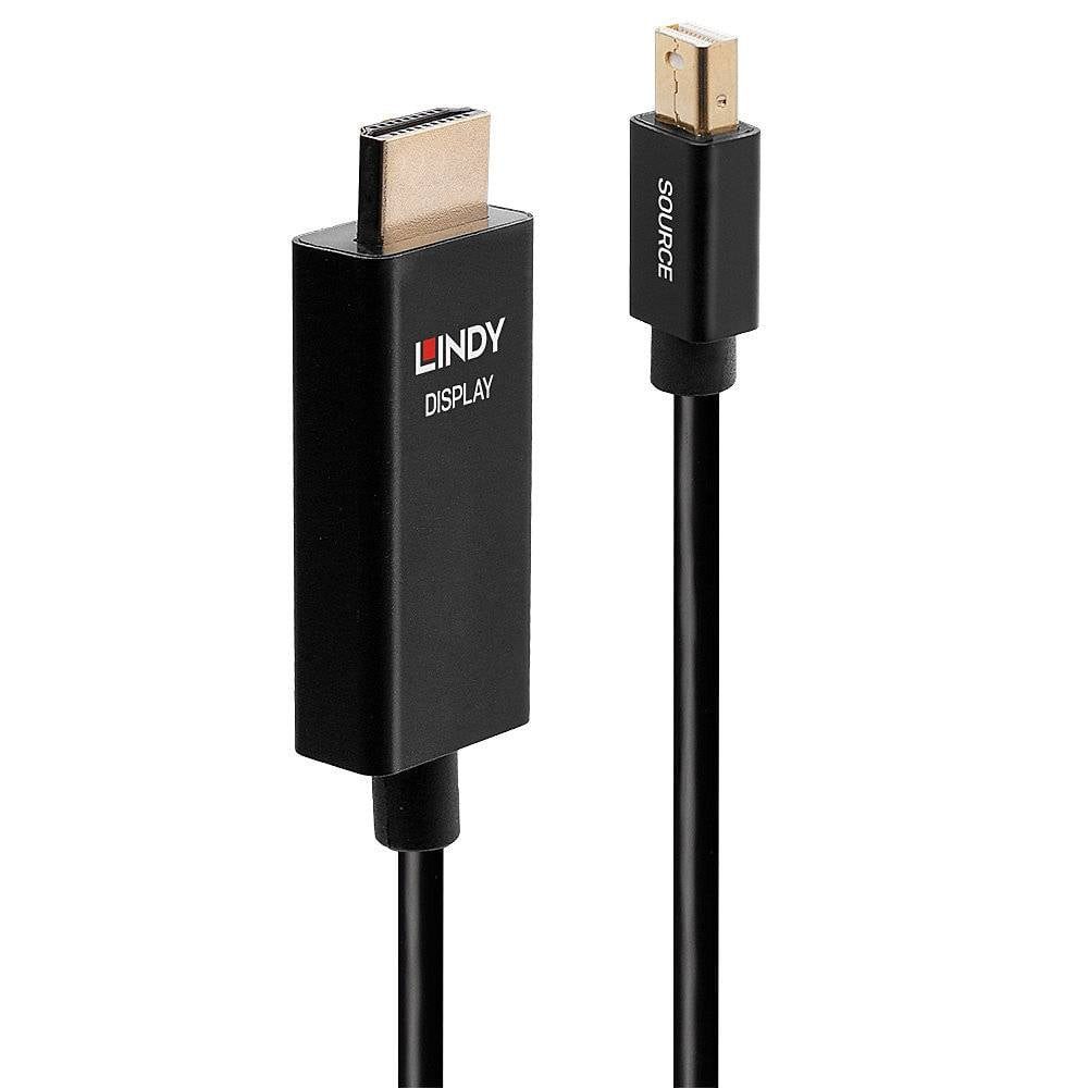 Lindy Videokabel-Adapter 3 m Mini DisplayPort HDMI Typ A 40923 HDMI-Kabel