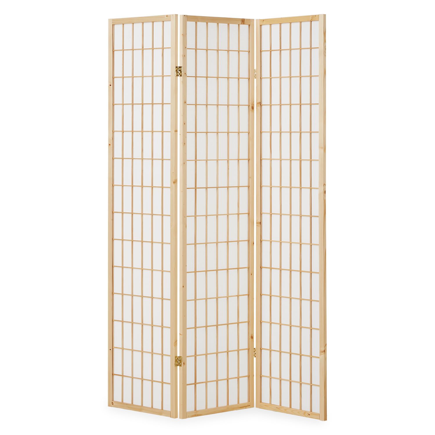 Homestyle4u Paravent Raumteiler Trennwand Shoji Natur günstig online kaufen