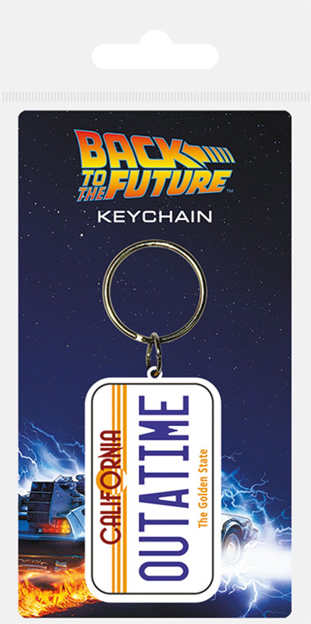Schlüsselanhänger Back To The Future - Keyring - License Plate